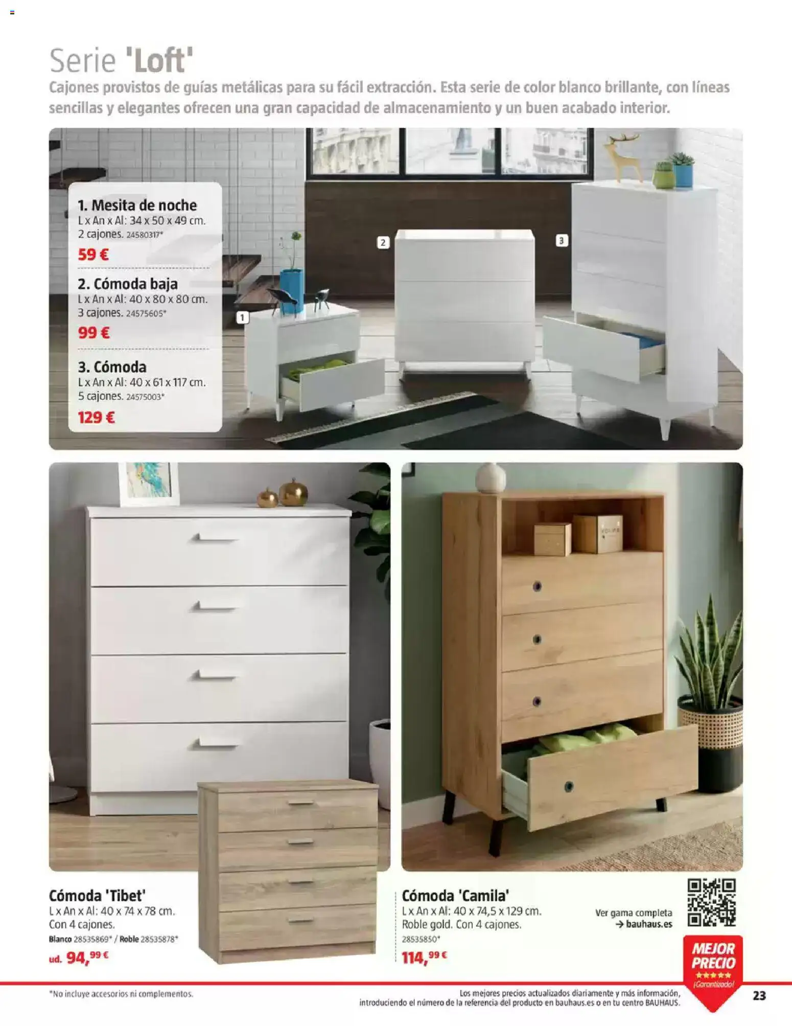 Bauhaus Ordenación │ válido desde el 18/08/2026 | Página: 23 | Productos: Cómoda