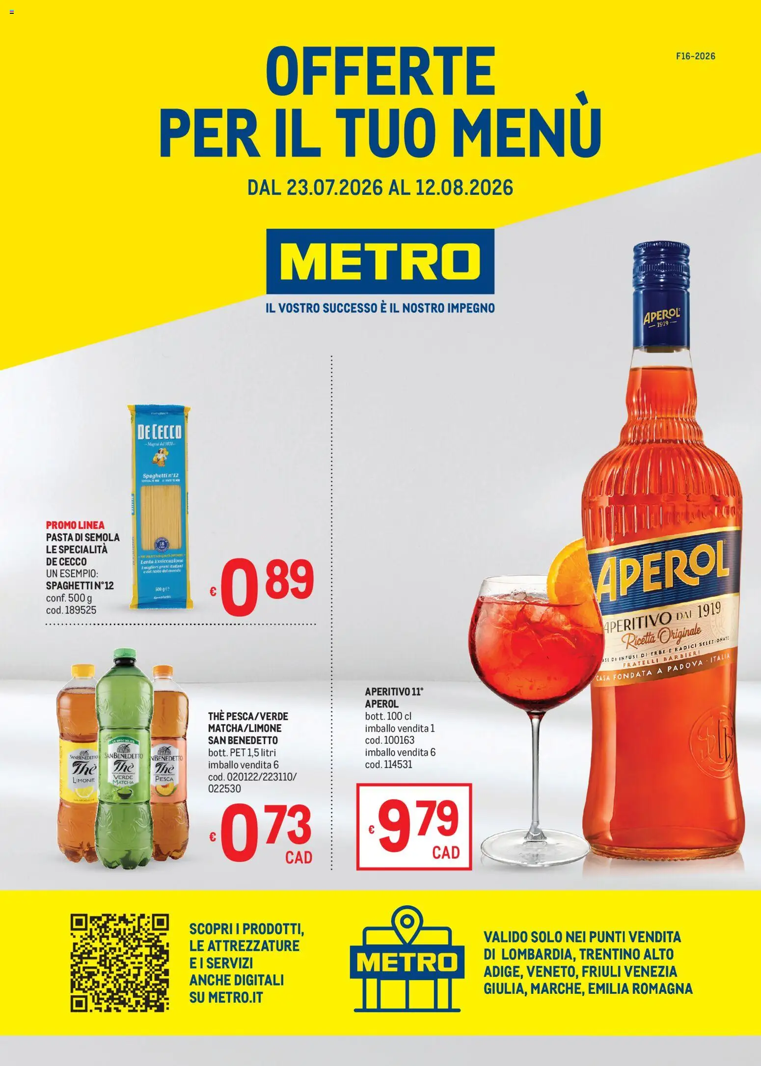 Volantino Metro del 23/07/2026 | Pagina: 1