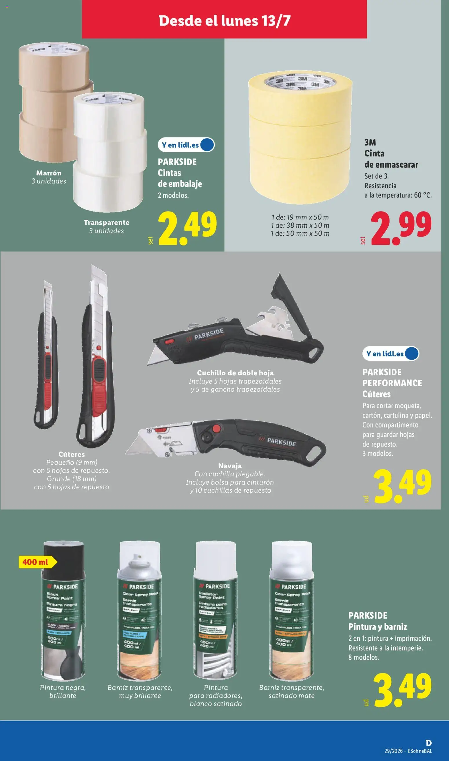 Lidl folleto de bazar │ válido desde el 13/07/2026 | Página: 13