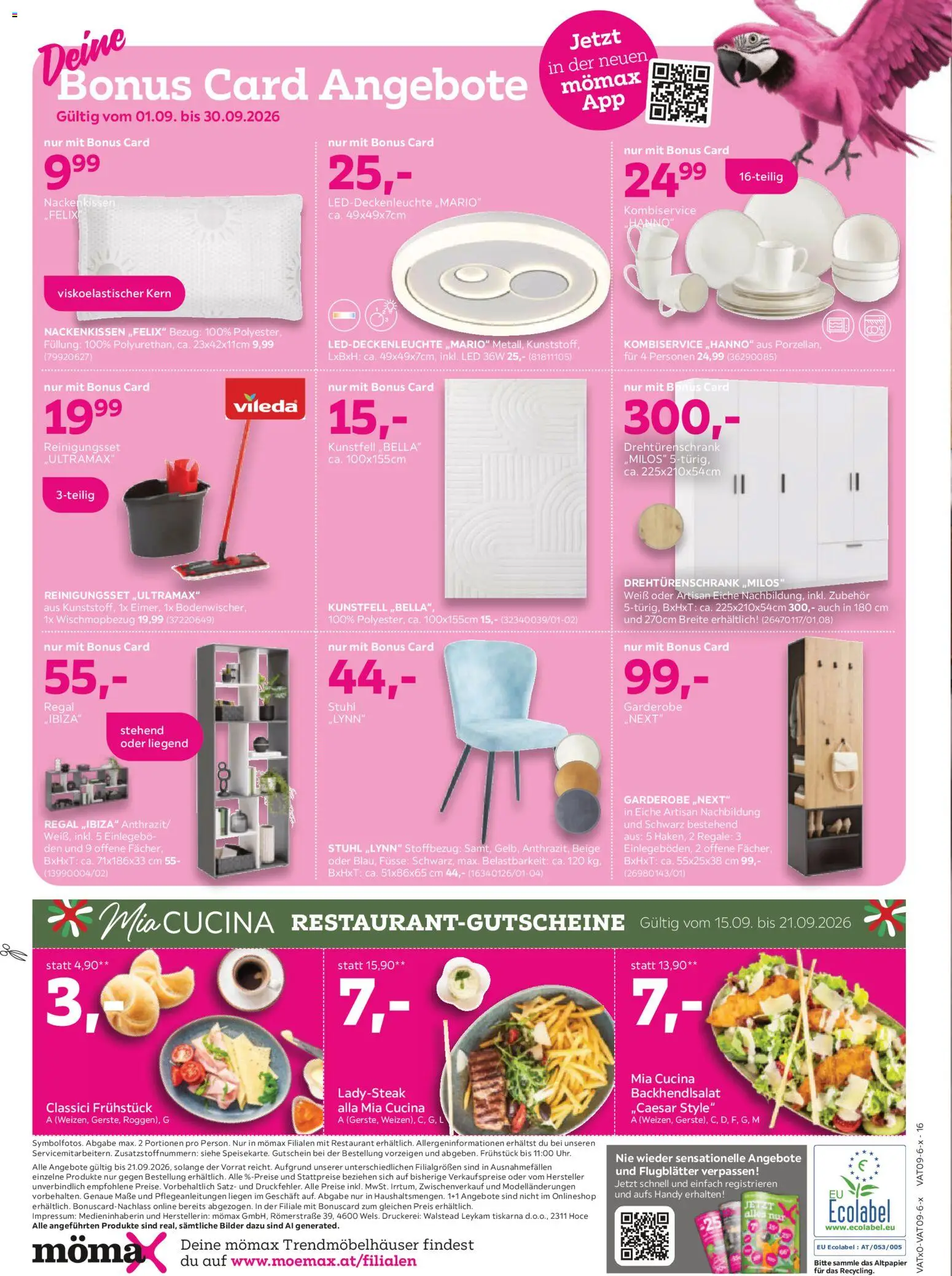 Mömax Prospekt aktuell gültig ab 15.09.2026 | Seite: 16 | Produkte: Regal, Stuhl