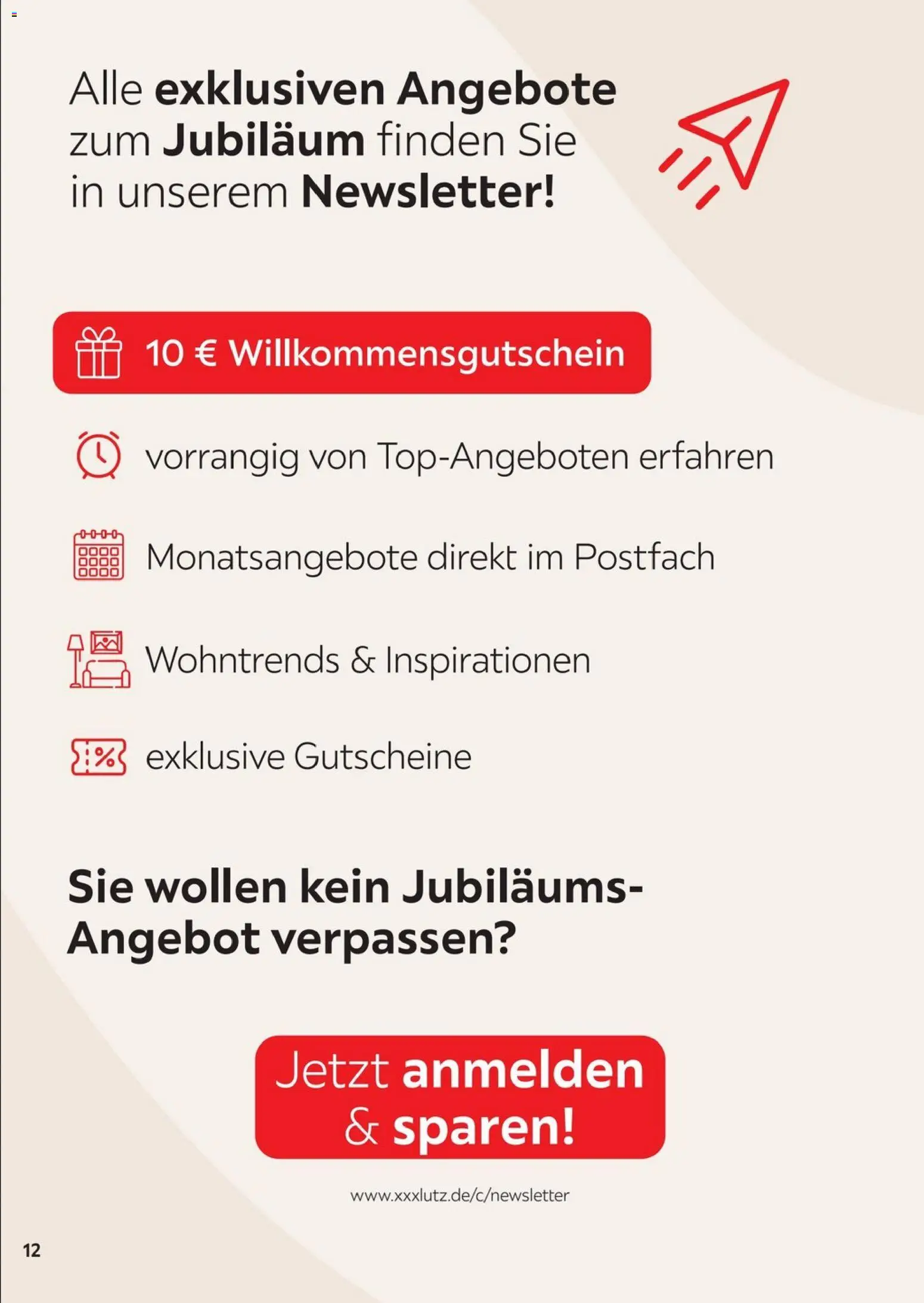 XXXLutz Freundschaftskartenjournal – gültig ab 01.08.2026 | Seite: 12