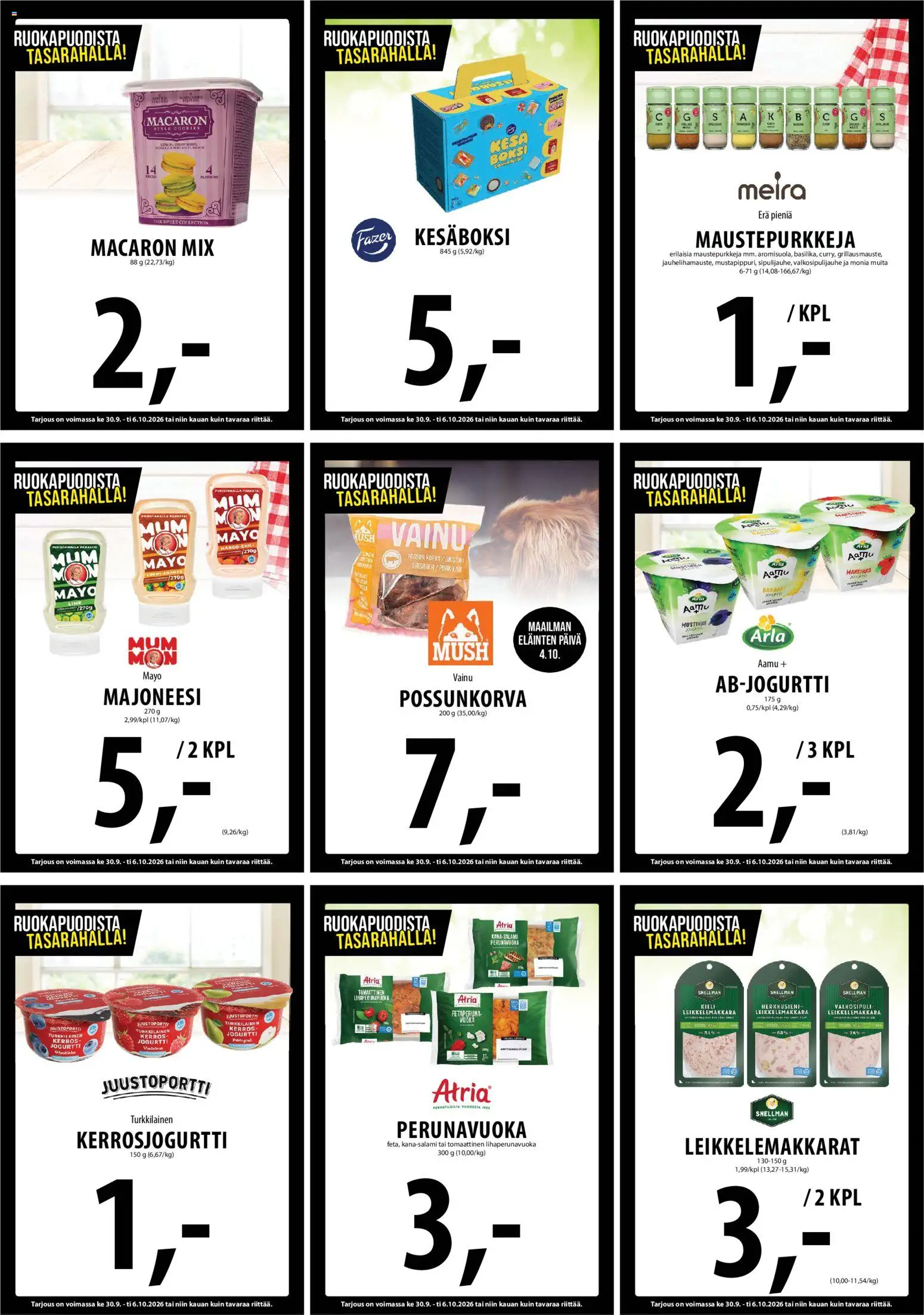 Tuuri tarjoukset – voimassa 30/09/2026 alkaen | Sivu: 9