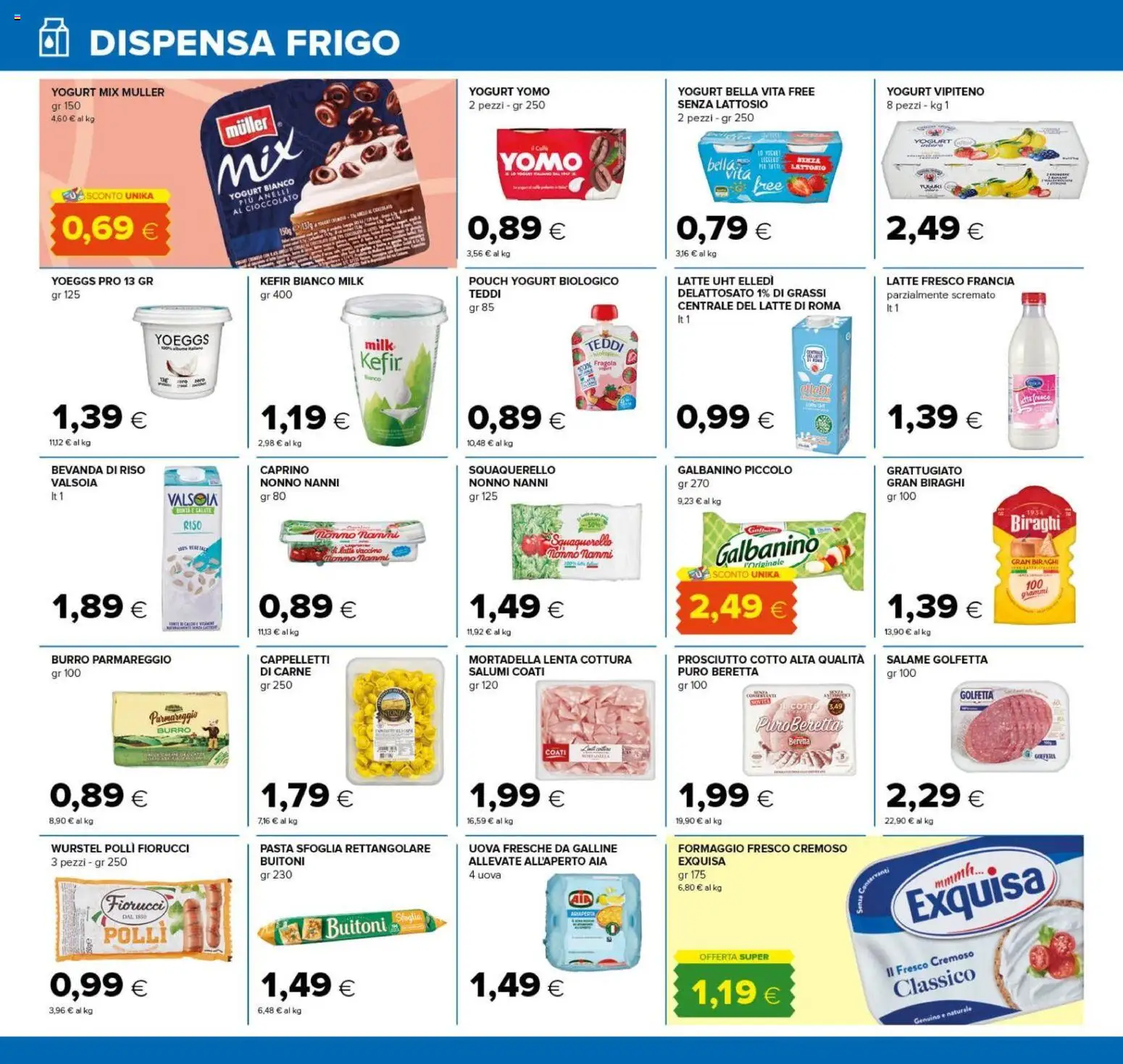 Volantino Tigre del 22/10/2026 | Pagina: 12 | Prodotti: Cioccolato, Salame, Pasta, Polli