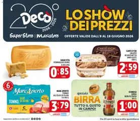 Anteprima del volantino Decò volantino MaxiStore Campania valido a partire dal 08.06.2026