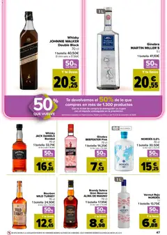 Vista previa Carrefour folleto válido desde el 27/10/2026 | Página: 51 | Productos: Vermut, Beefeater Pink, Ginebra, Té