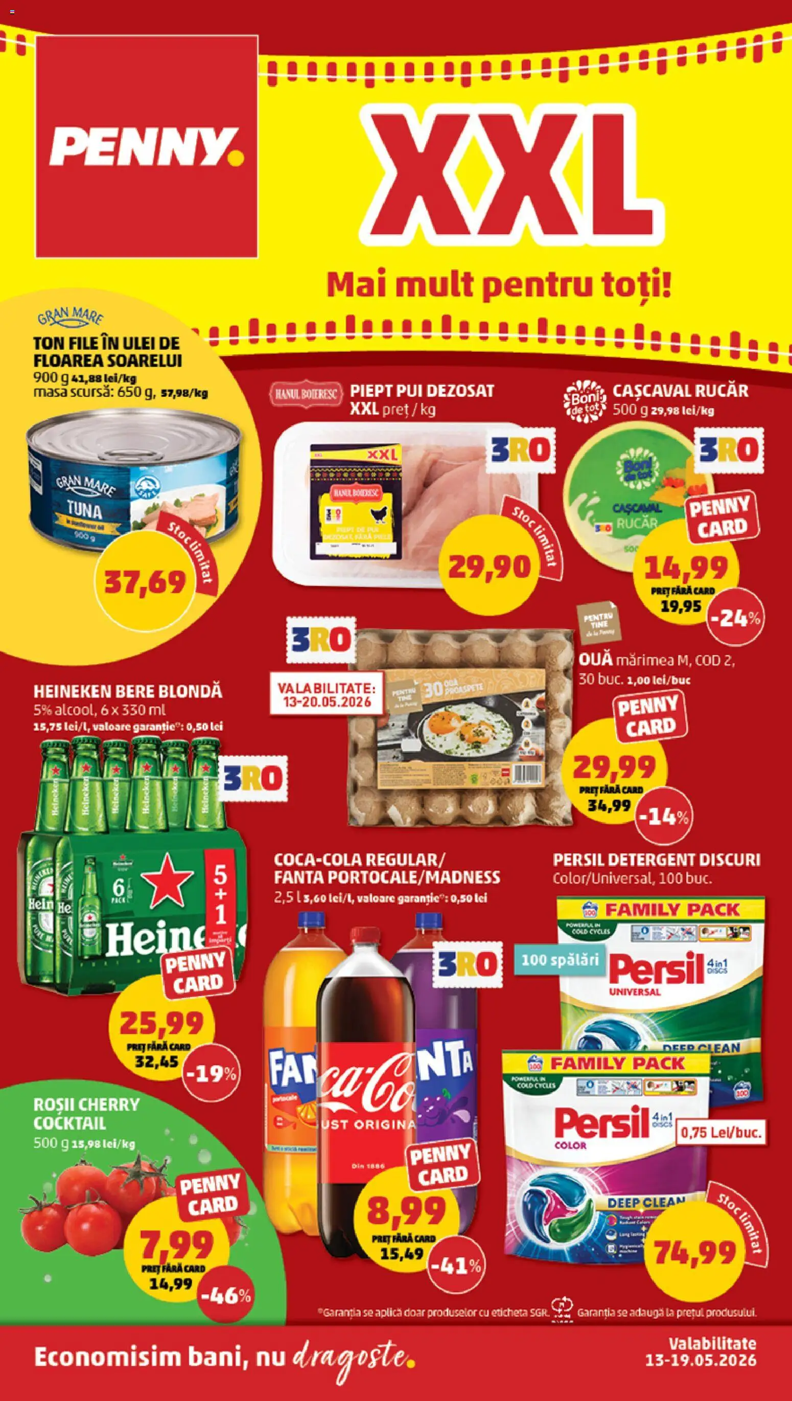 Noul catalog PENNY – valabil de la 13.05.2026 | Pagină: 1 | Produse: Pomelo, Masă, Cașcaval, Ulei