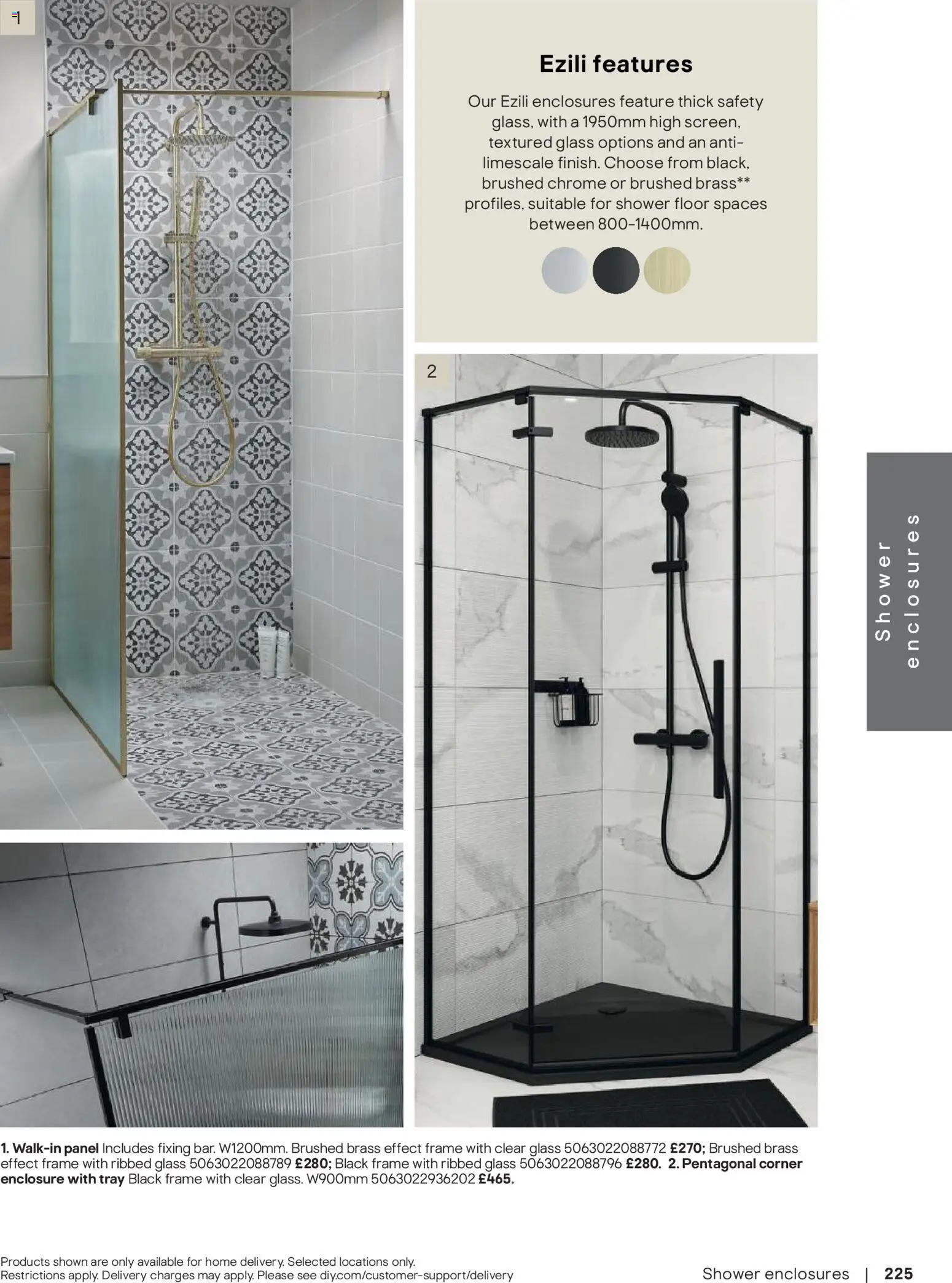{H1} | Page: 226 | Products: Shower, Floor