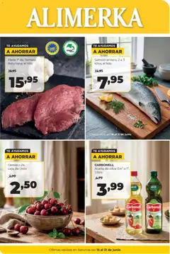 Vista previa Alimerka folleto Asturias válido desde el 15.06.2026
