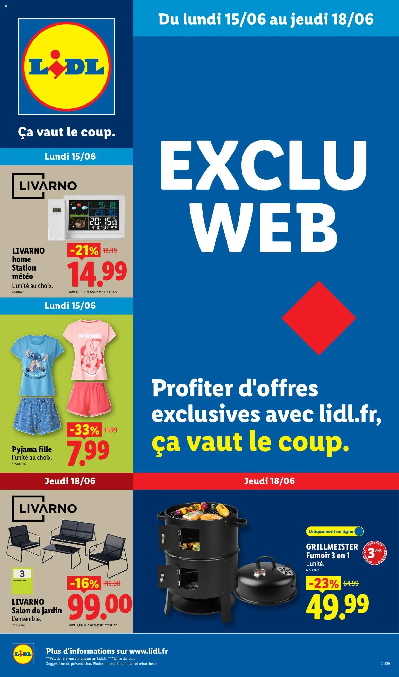 {H1} | Page: 1 | Produits: Station météo, Grill, Salon de jardin, Pyjama