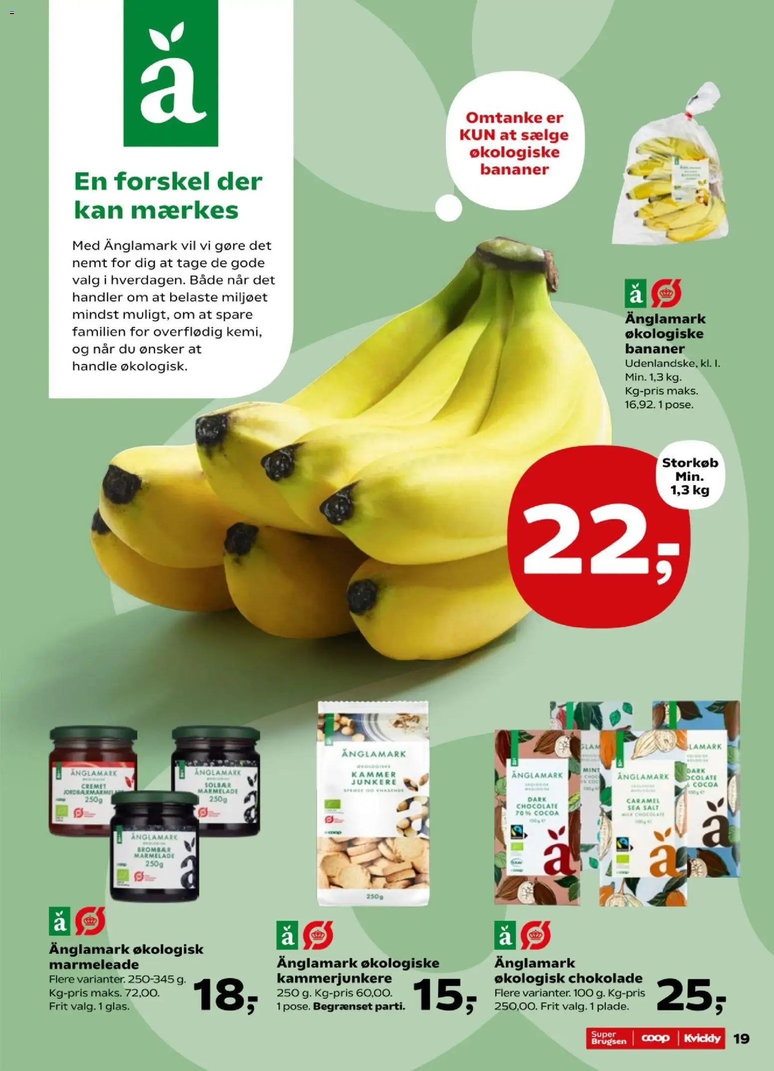 Super Brugsen tilbudsavis – gyldig fra 29.05.2026 | Side: 20 | Produkter: Chokolade, Bananer, Salt, Marmelade