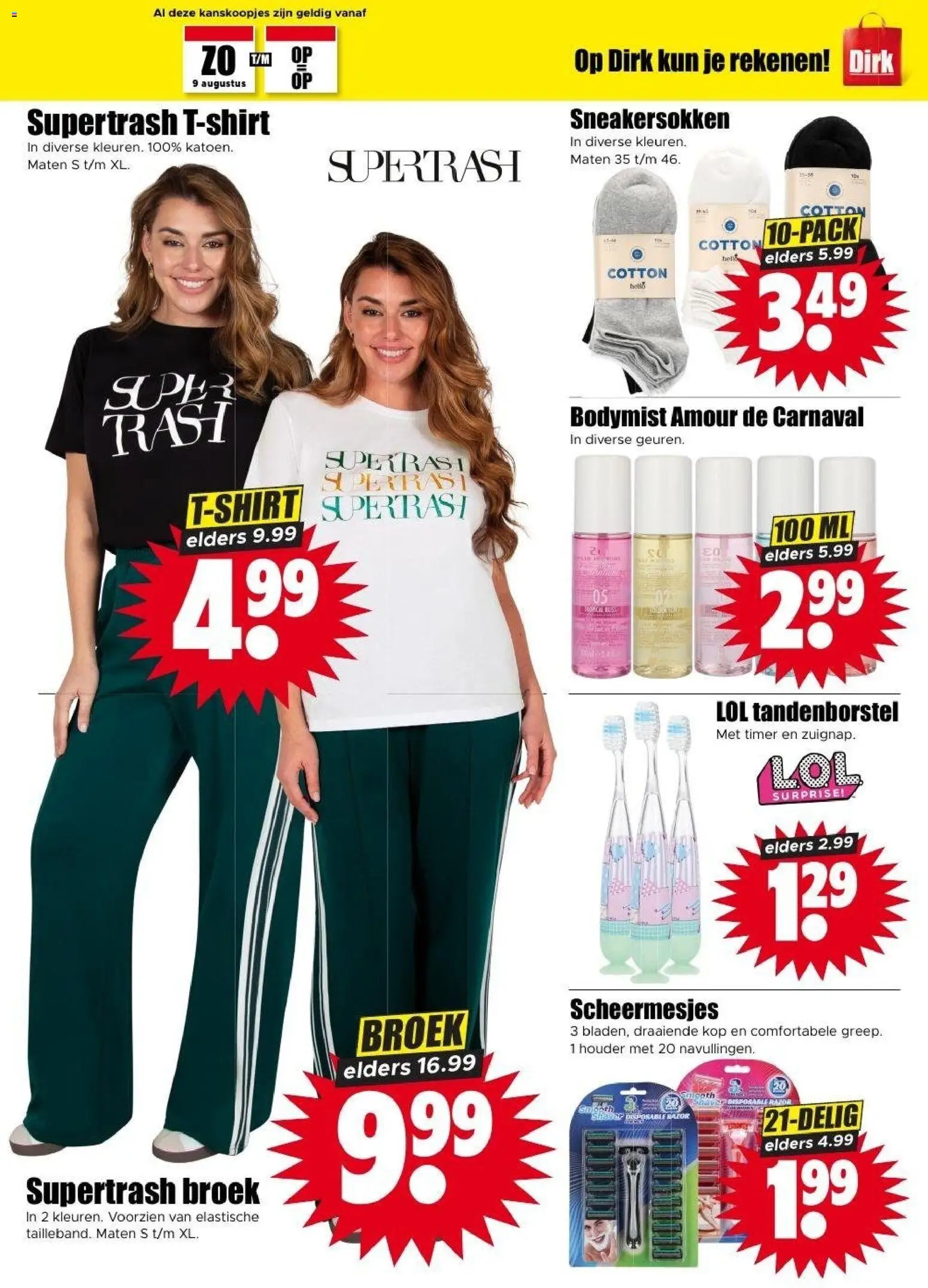 {H1} | Pagina: 25 | Producten: Tandenborstel, Broek