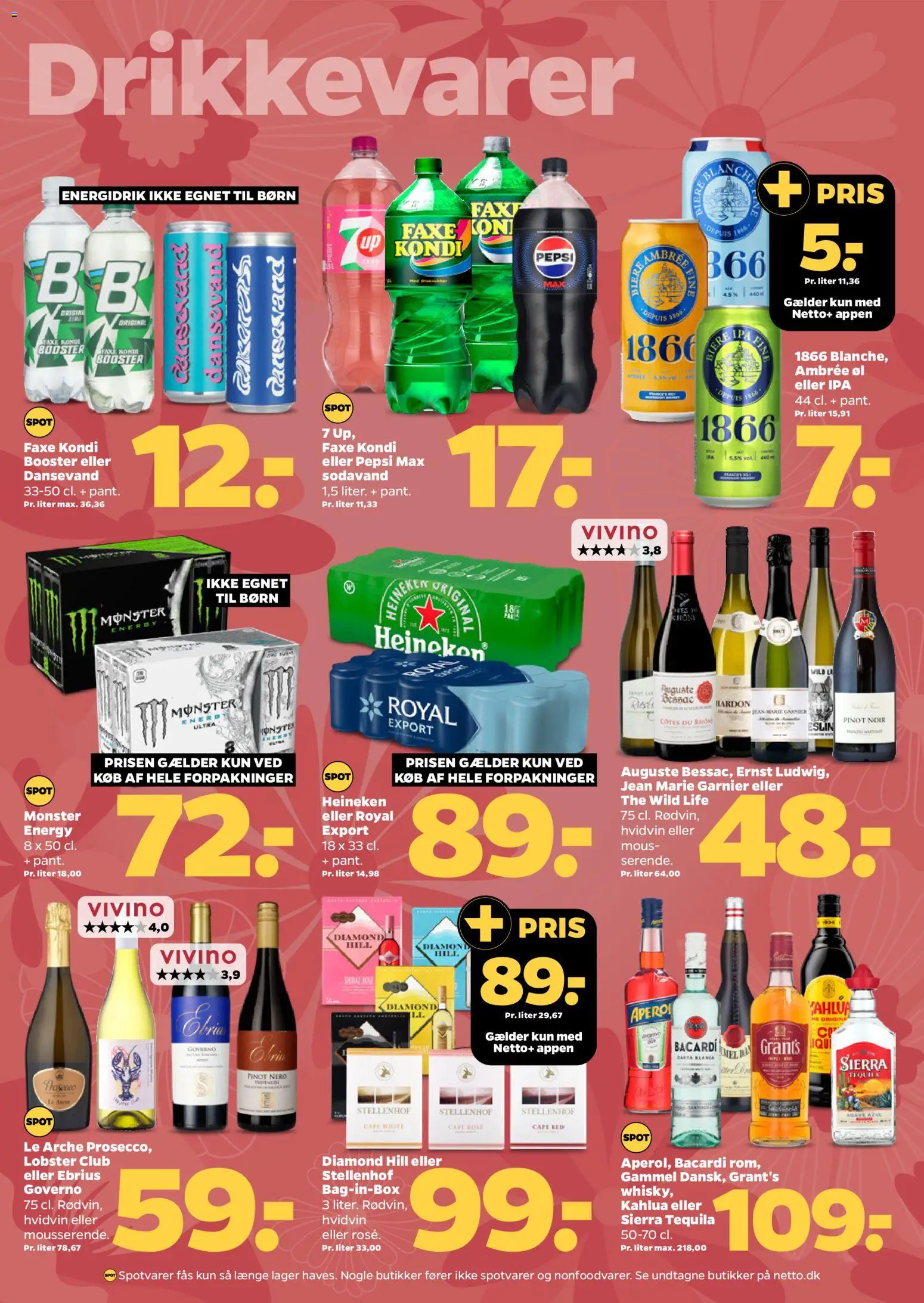 Netto tilbudsavis – gyldig fra 25/07/2026 | Side: 22 | Produkter: Øl, Sodavand, Faxe Kondi, Pepsi Max