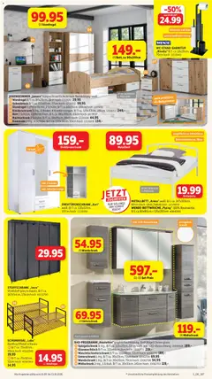 Sconto Prospekt ab 16.09.2026 gültig | Seite: 7 | Produkte: Wandregal, Bett, Kleiderschrank, Lattenrost