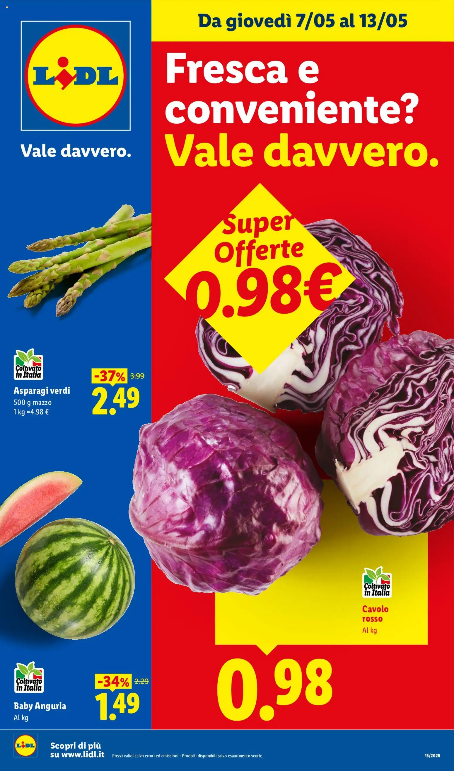 Volantino Lidl del 07.05.2026 | Pagina: 1