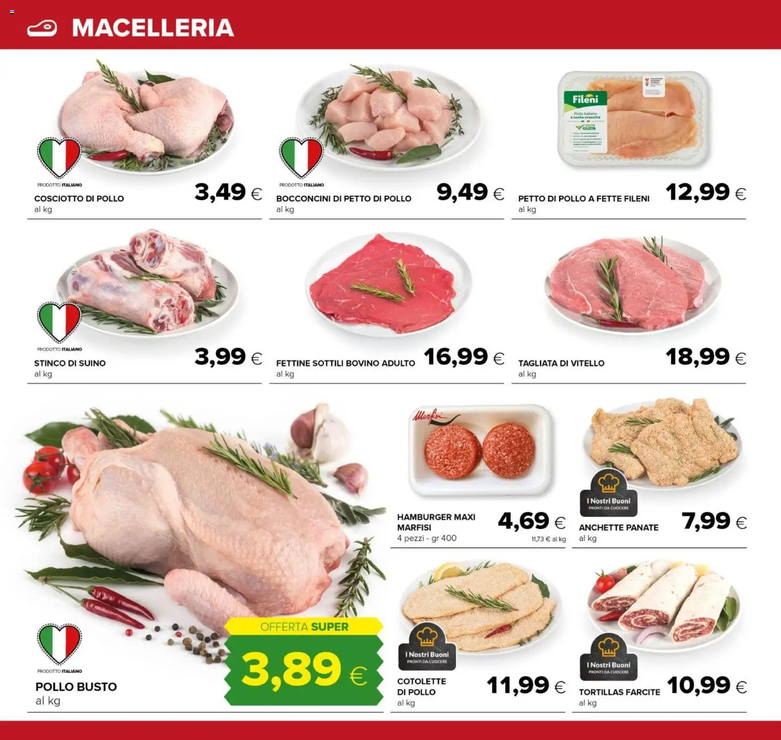 Volantino Tigre del 07.04.2026 | Pagina: 6 | Prodotti: Bovino, Suino, Tortillas, Vitello