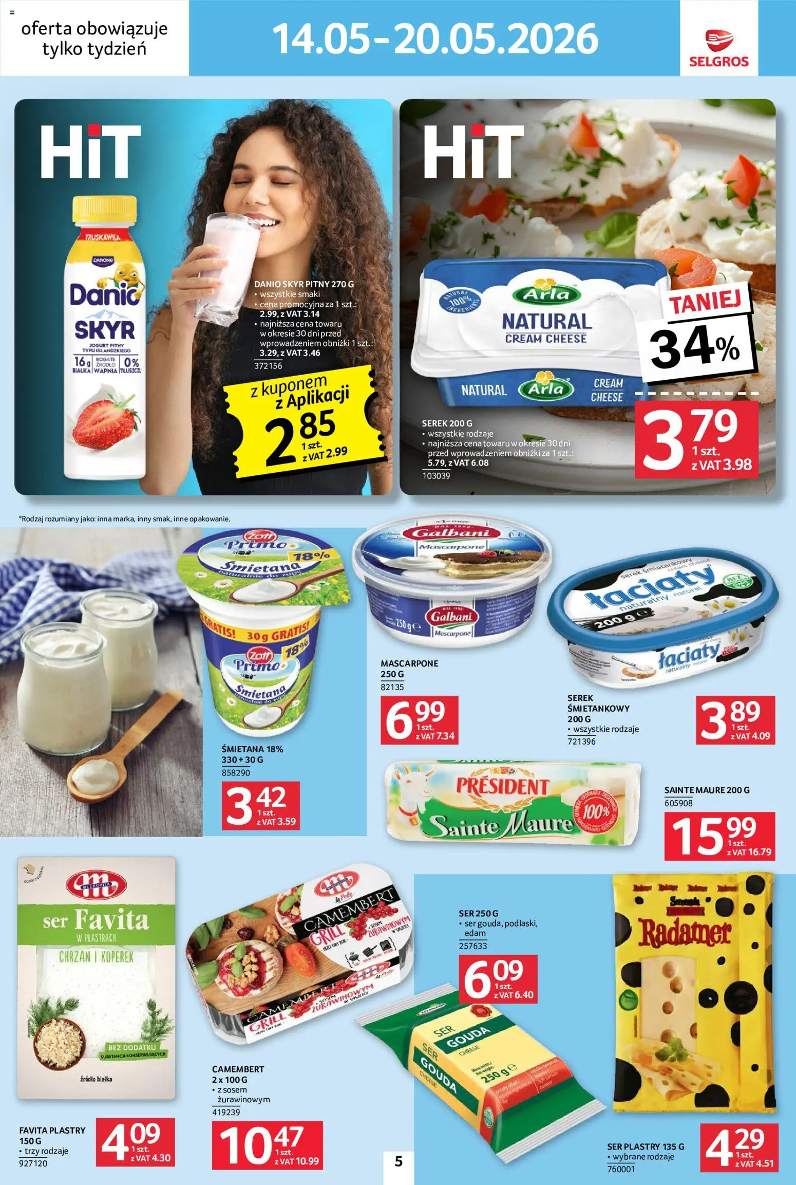 Selgros cash&carry gazetka - Jeszcze więcej super promocji od 14.05.2026 | Strona: 5