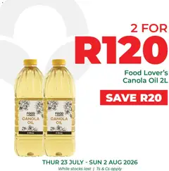 Food Lover's Market specials catalogue – valid from 23/07/2026 | Page: 10 | Products: Oil