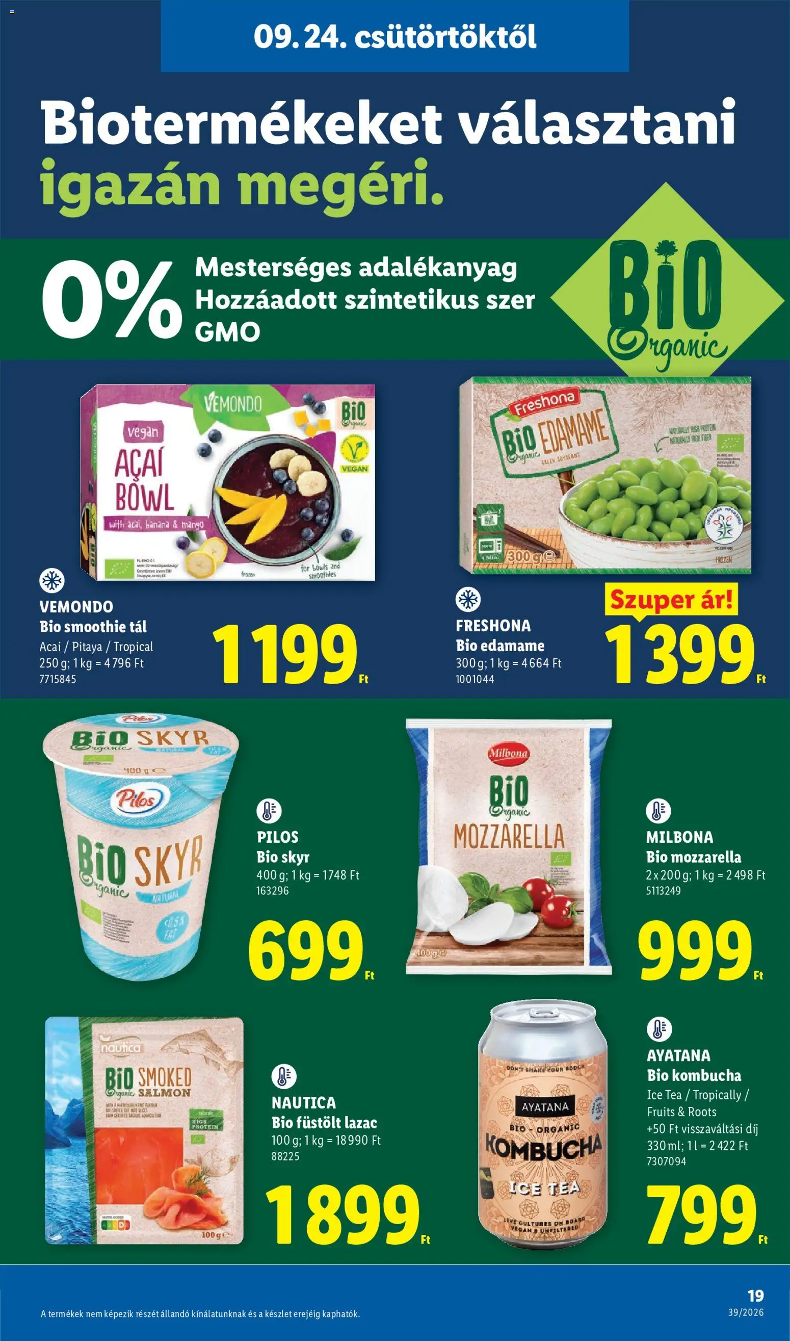 Lidl akciós ujság - amely érvényes a következő dátumtól: 2026.09.24. | Oldal: 19