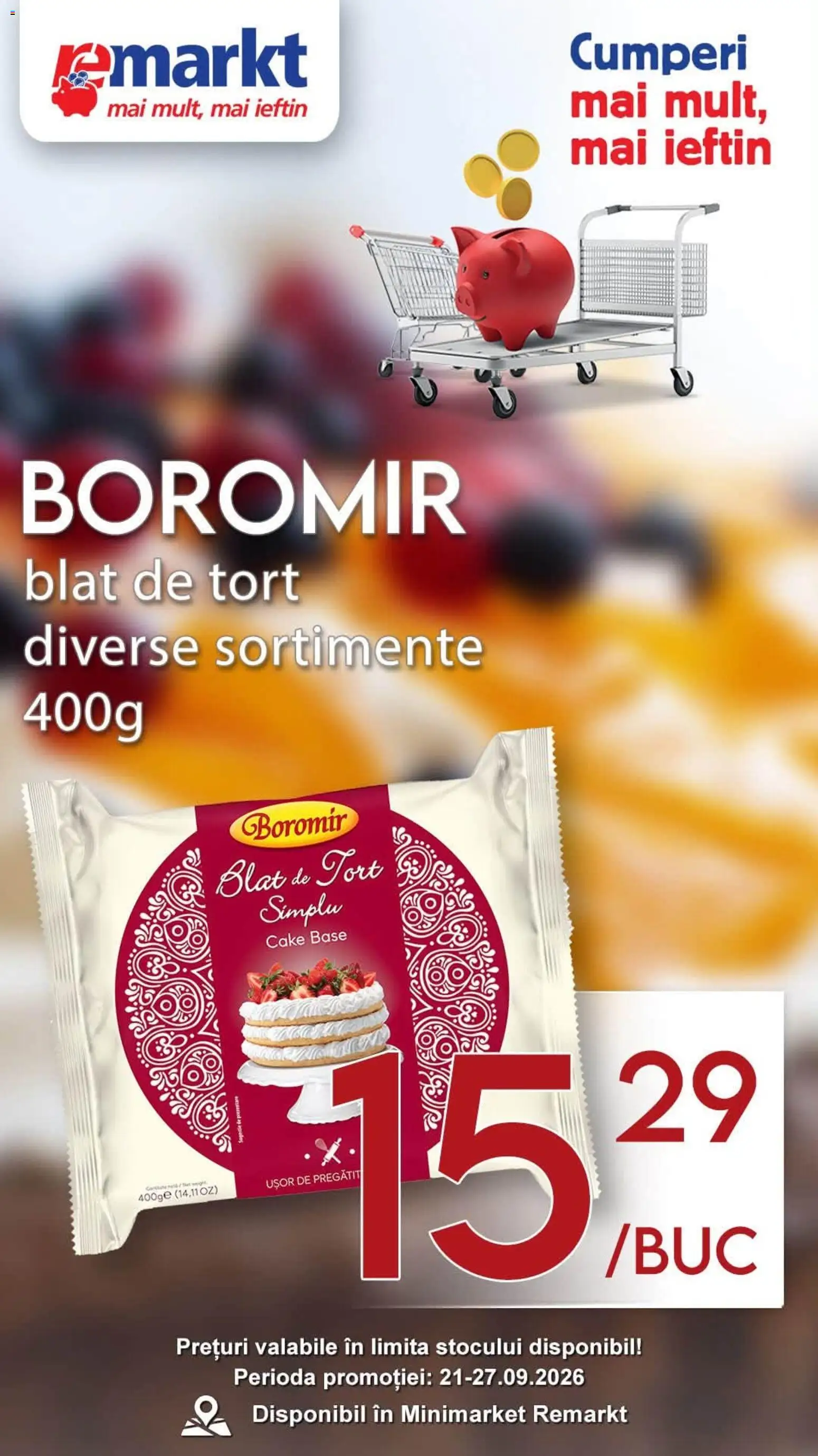 Noul catalog Remarkt – valabil de la 21.09.2026 | Pagină: 5 | Produse: Tort