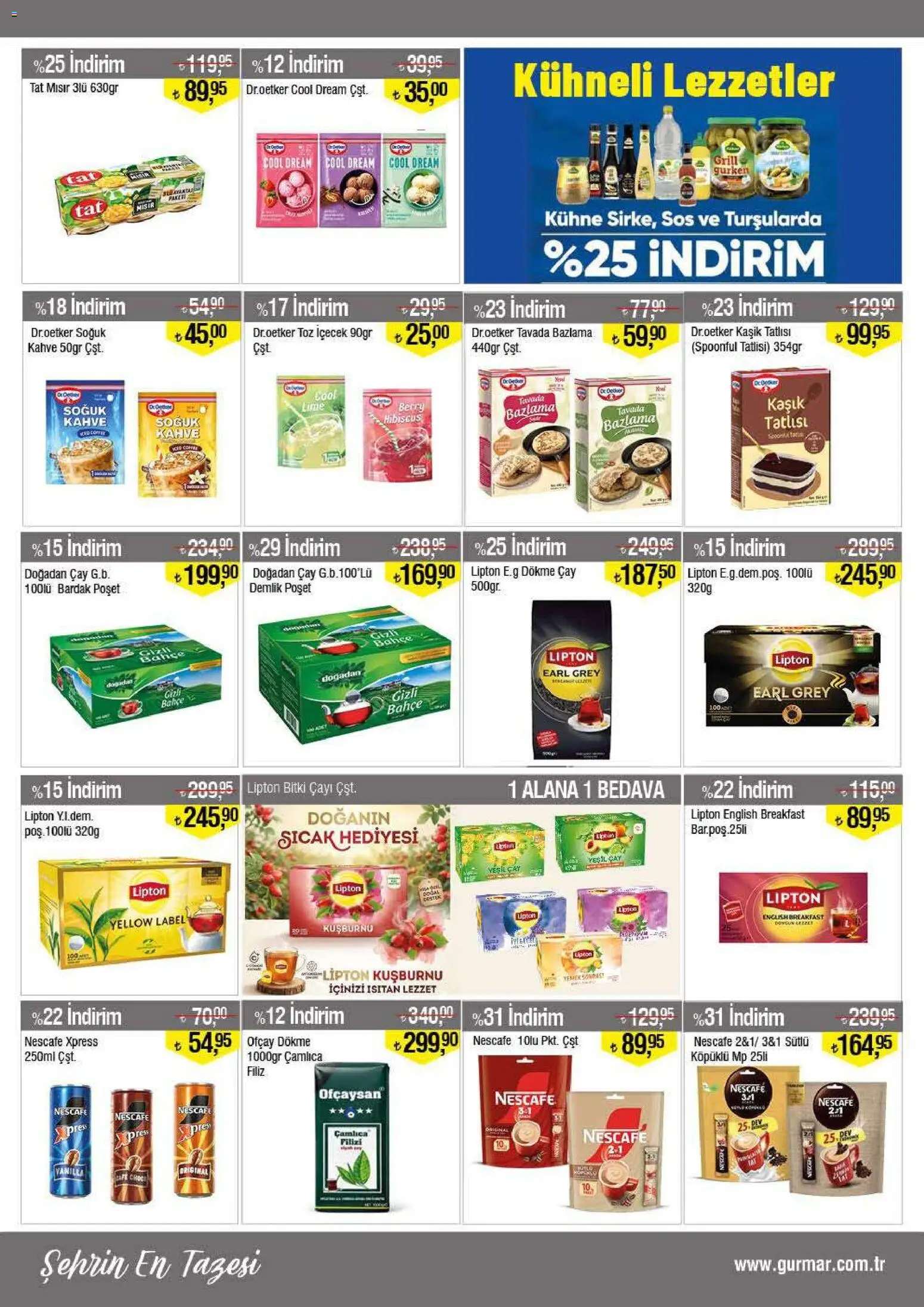 Gürmar Katalog - 01 Ağustos 2026 tarihinden itibaren geçerlidir | Sayfa: 8 | Ürünler: Zselatin, Kuşburnu, Kumina, Demlik