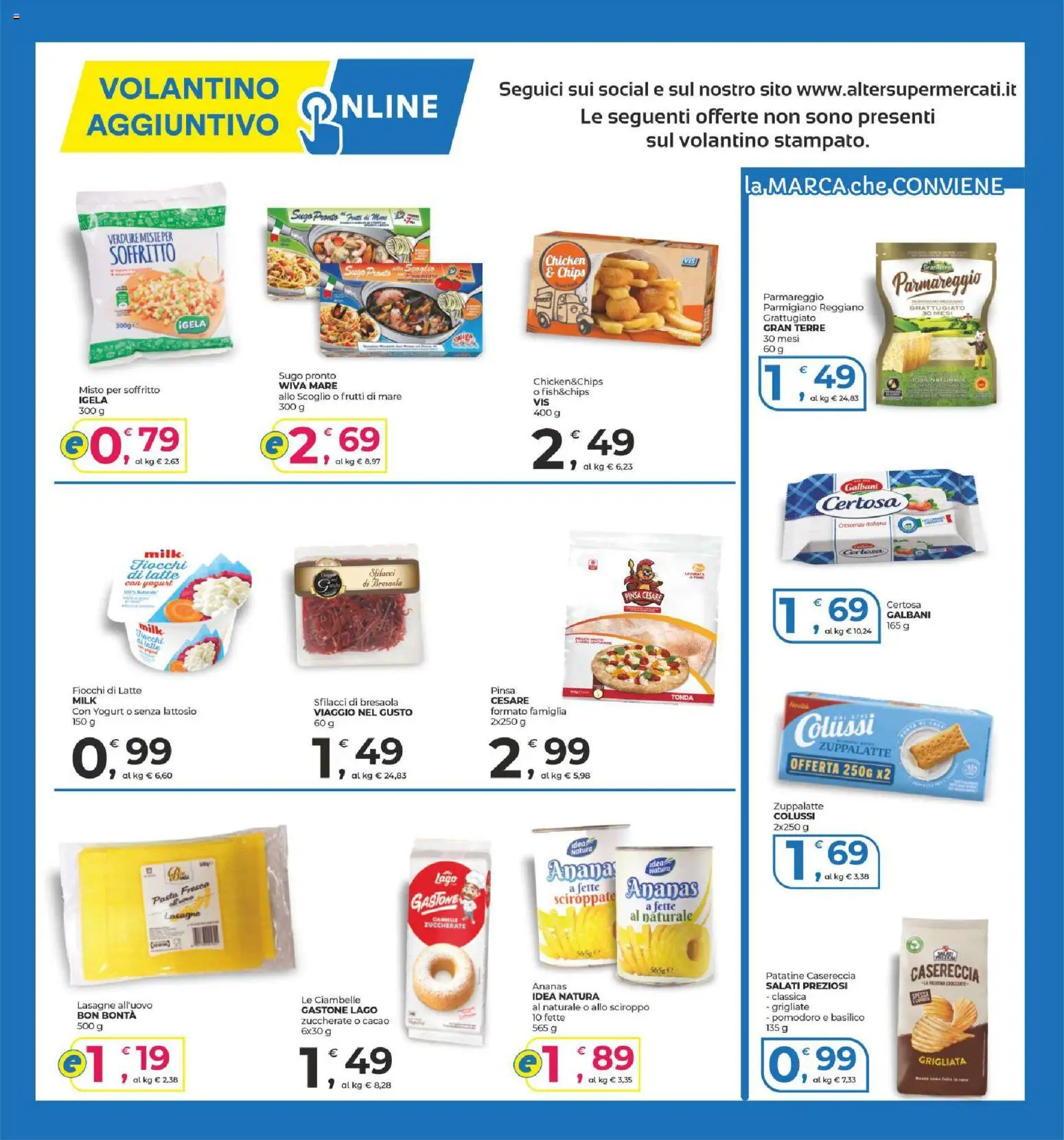 Volantino Alter Discount del 29/10/2026 | Pagina: 14 | Prodotti: Ciambelle, Yogurt, Fiocchi, Basilico