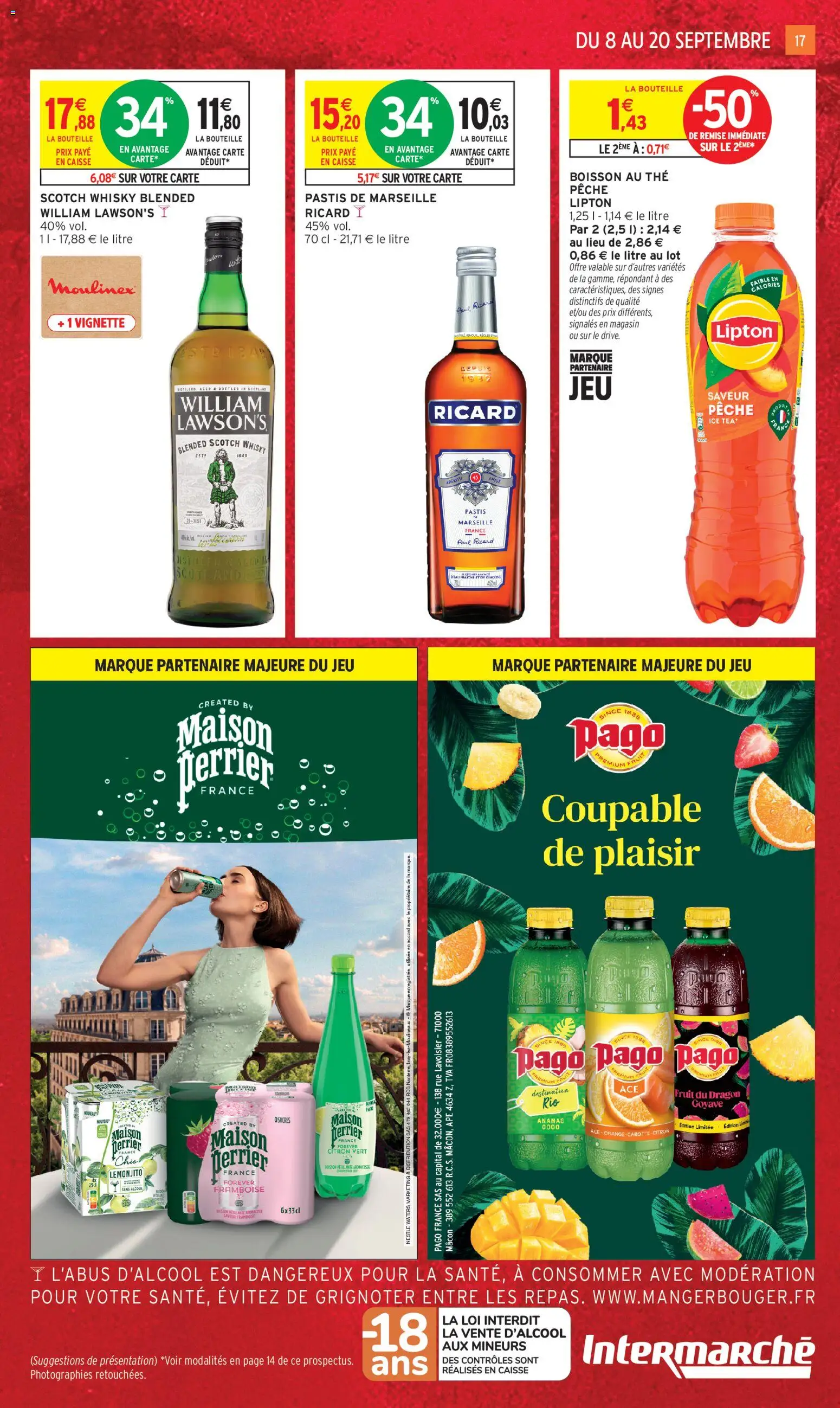 {H1} | Page: 17 | Produits: Ricard, Pastis, Bouteille, Ananas