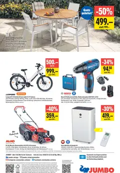 Jumbo aktionen ab 04.06.2026 gültig | Seite: 24 | Produkte: Tisch, Klimagerät, Ladegerät, Bosch