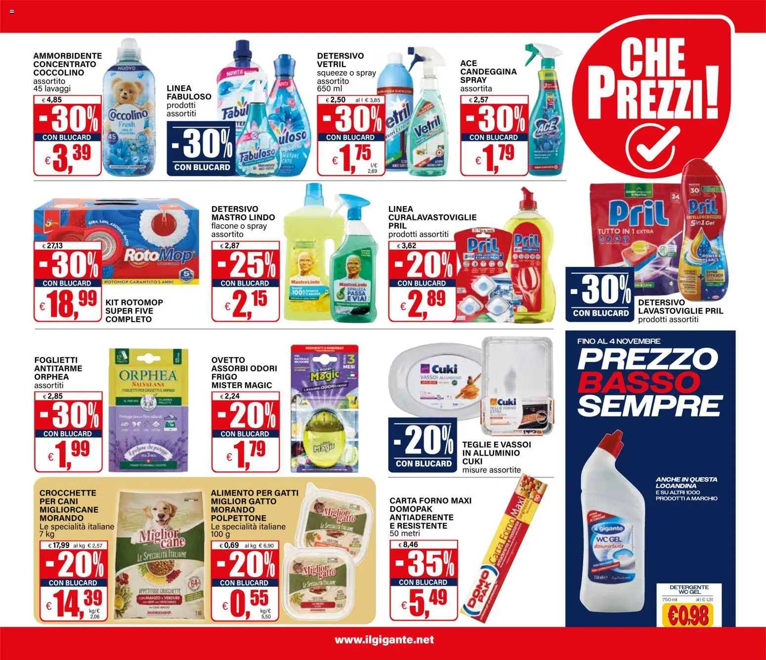 Volantino Il Gigante del 22/10/2026 | Pagina: 15 | Prodotti: Manzo, Lavastoviglie, Basso, Specialità