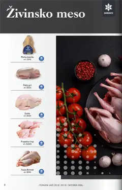 Metro katalog Horeca - pregled Metro kataloga - važi od 01.10.2026 | Strana: 8 | Proizvode: Guska, Meso