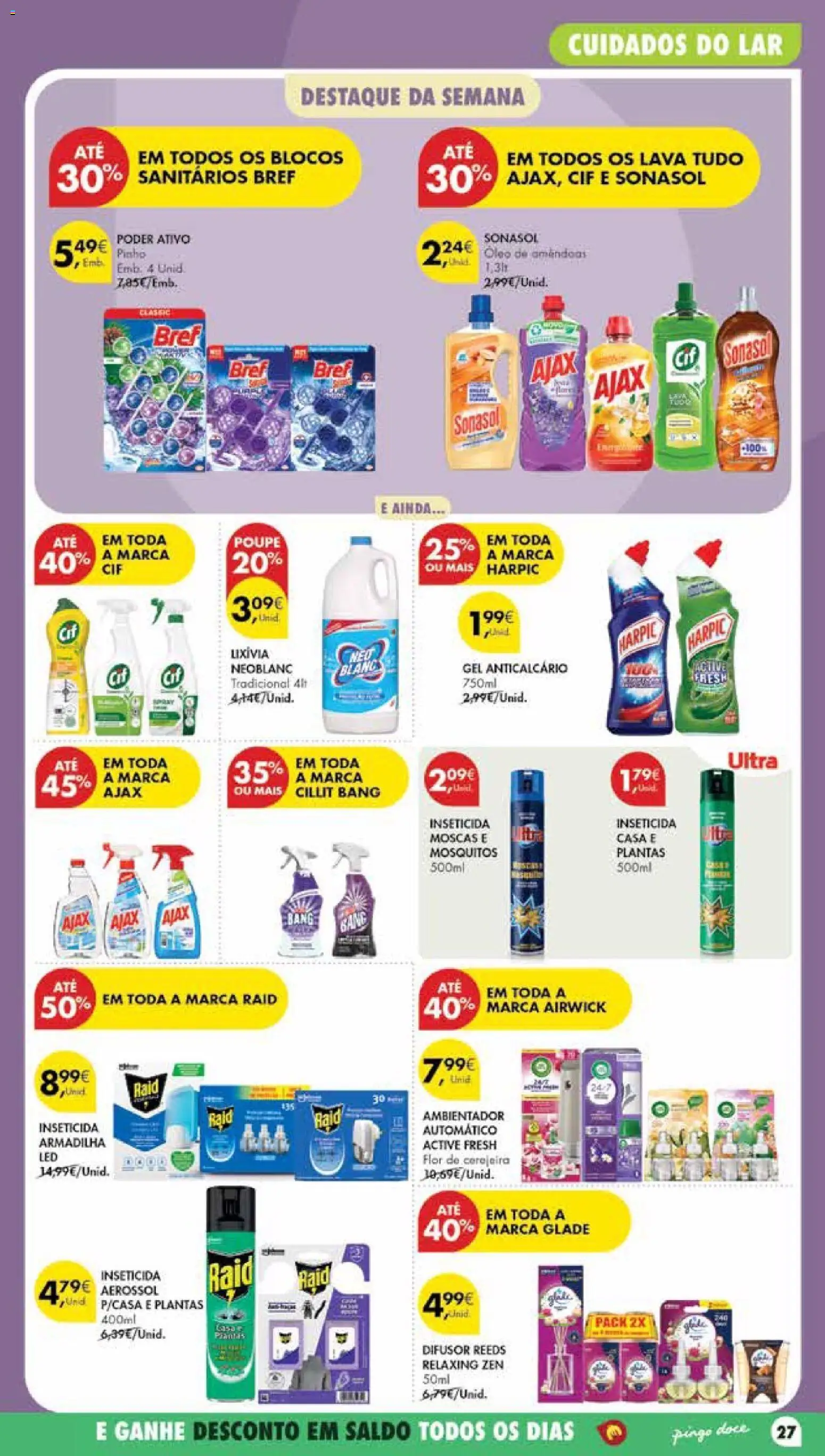 Pingo Doce Poupe Esta Semana Madeira │ válido de 07/07/2026 | Página: 27 | Produtos: Amêndoas, Inseticida, Óleo, Difusor