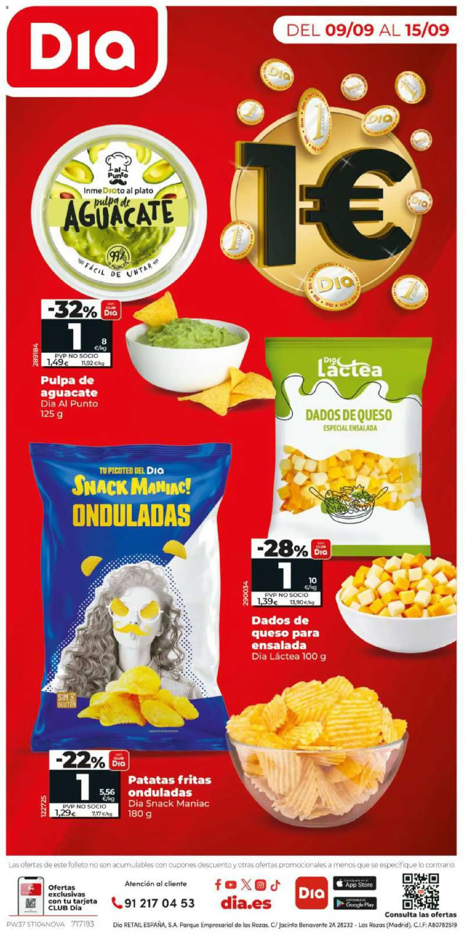 Dia - folleto │ válido desde el 09/09/2026 | Página: 12 | Productos: Queso, Ensalada, Patatas, Patatas fritas