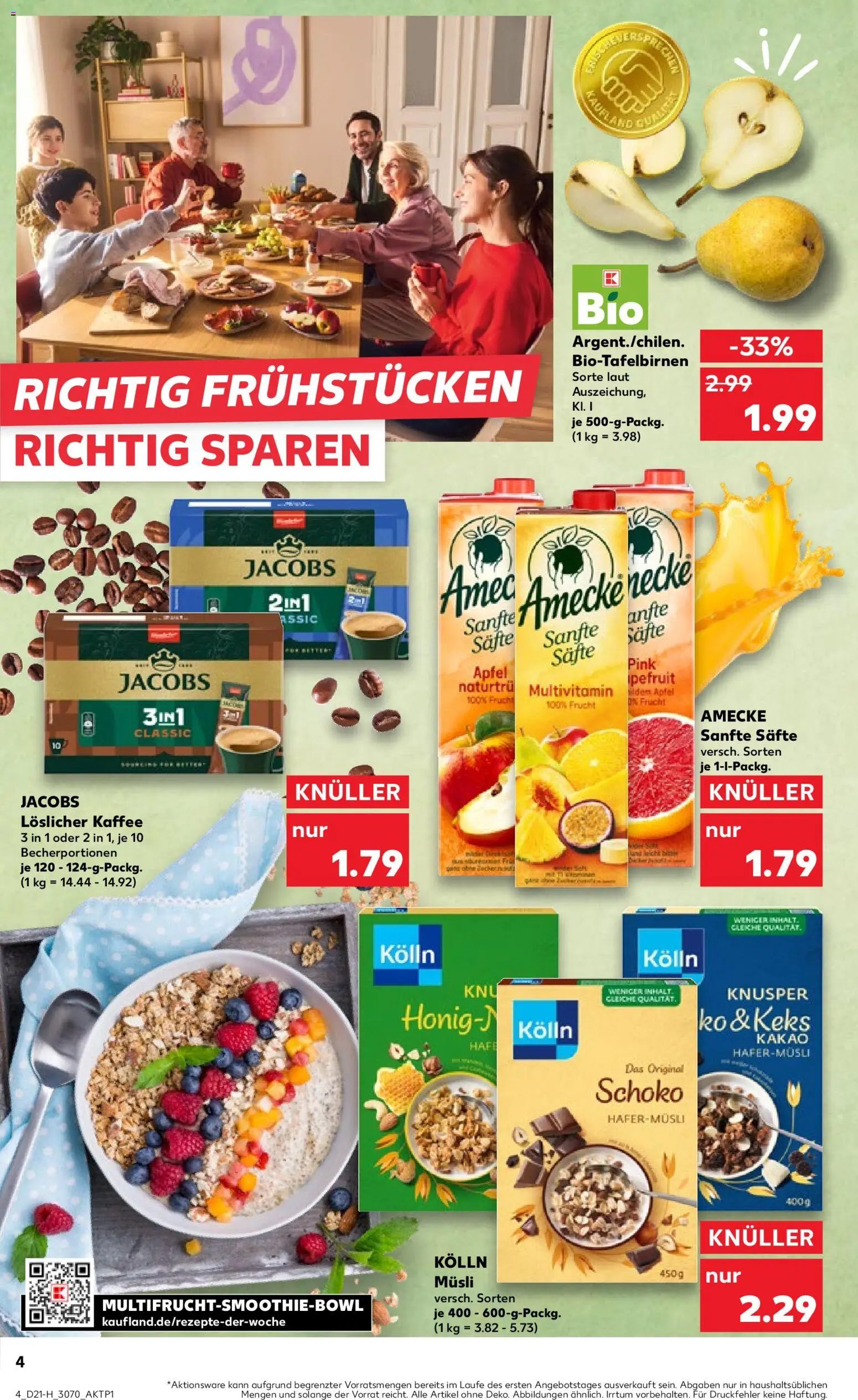 Kaufland Prospekt Leipzig	 – gültig ab 21.05.2026 | Seite: 4 | Produkte: Musli, Kolln, Kolln musli, Kaffee