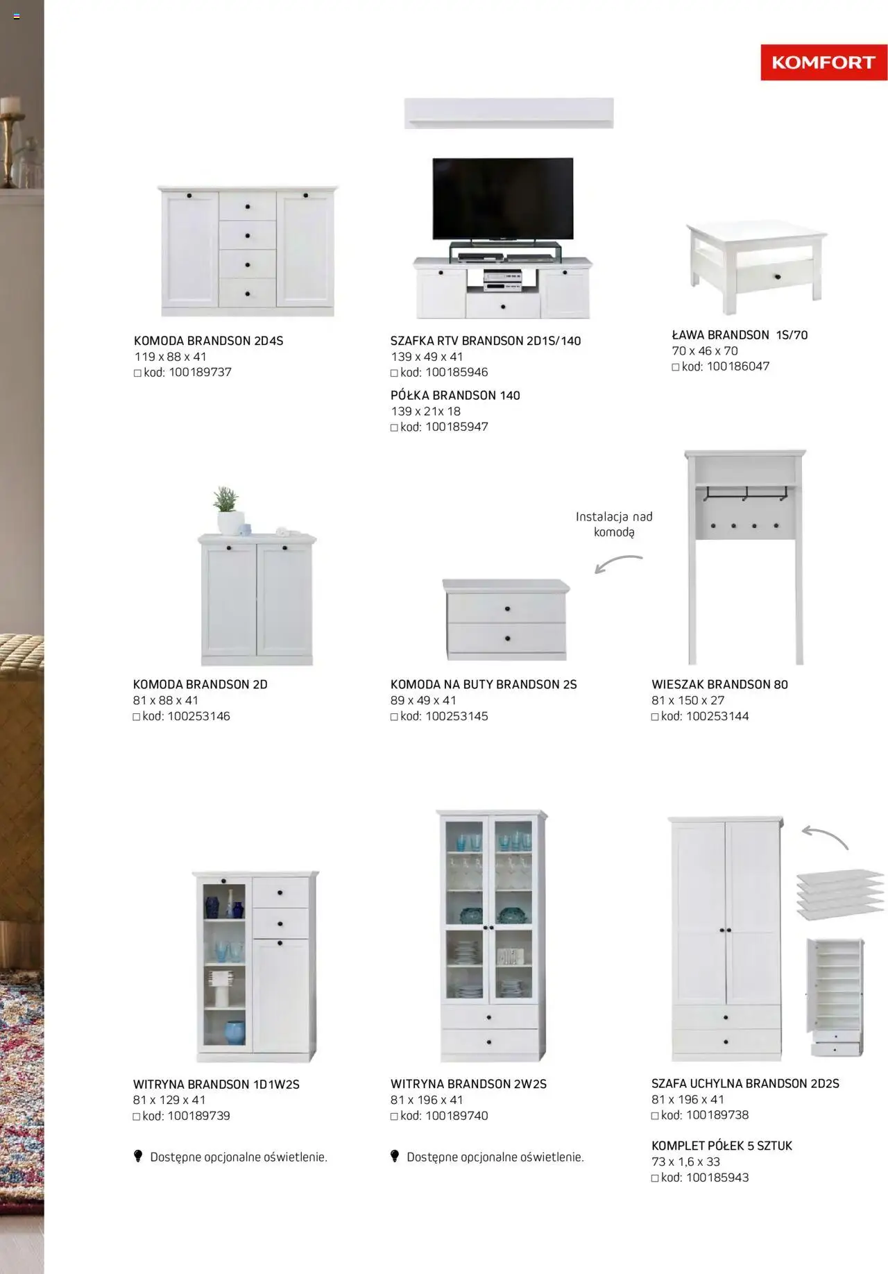 Komfort Gazetka - Katalog Meble od 01.09.2024 | Strona: 9