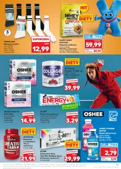 Pogląd oferty "Kaufland gazetka" - ważna od 11.06.2026 | Strona: 51 | Produkty: Karta, Baton, Skarpety męskie, Odżywka