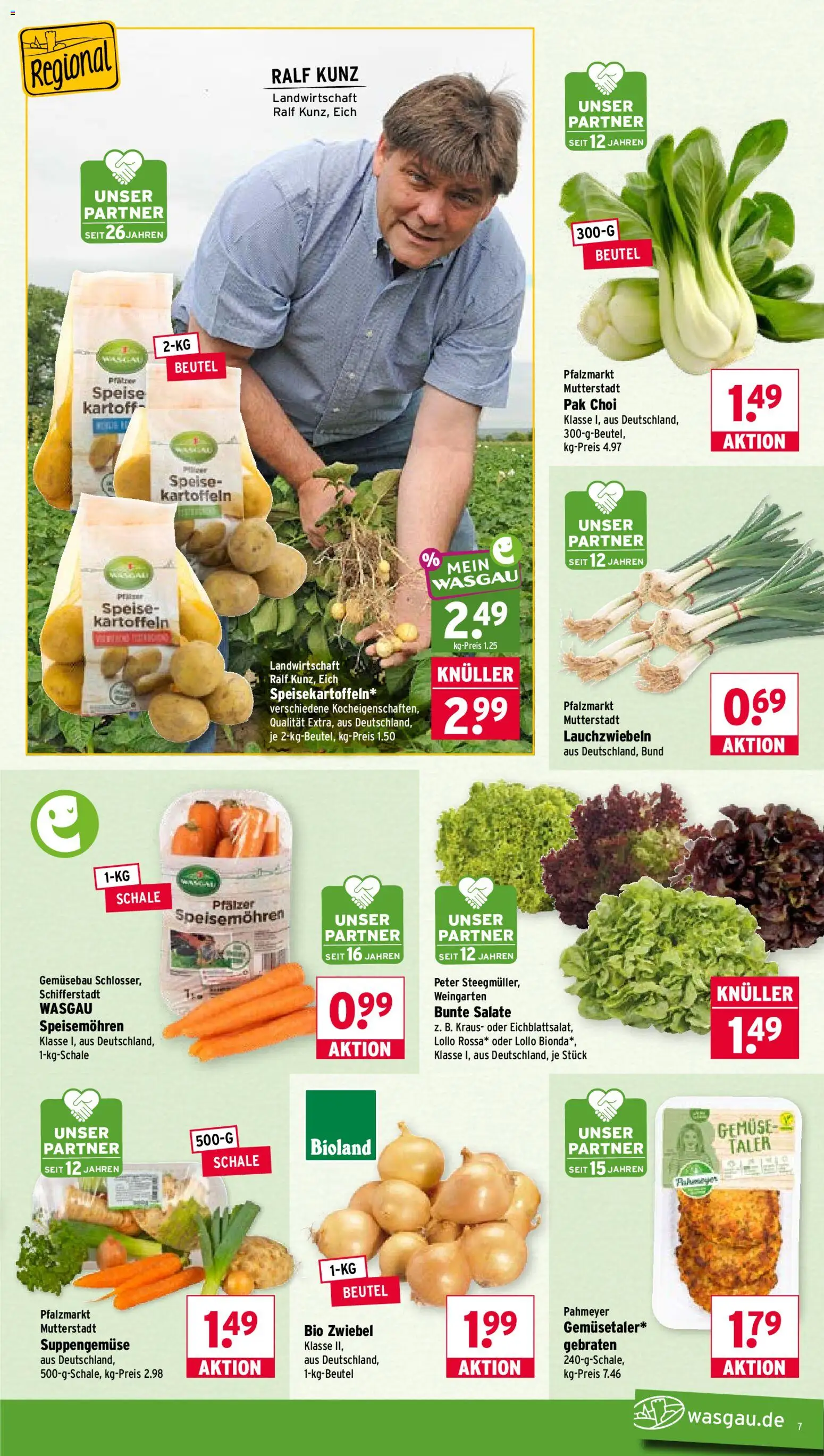Wasgau Prospekt – gültig ab 12.10.2026 | Seite: 7 | Produkte: Kartoffeln