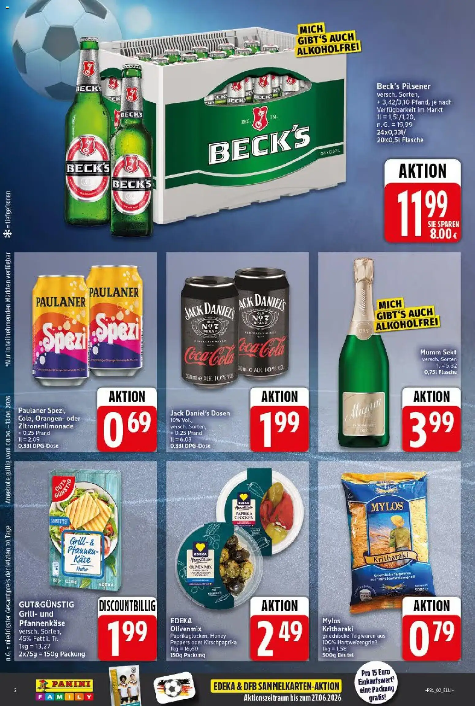 Elli Markt Prospekt Langenberg – gültig ab 08.06.2026 | Seite: 2 | Produkte: Coca cola, Cola, Jack Daniel's, Paulaner