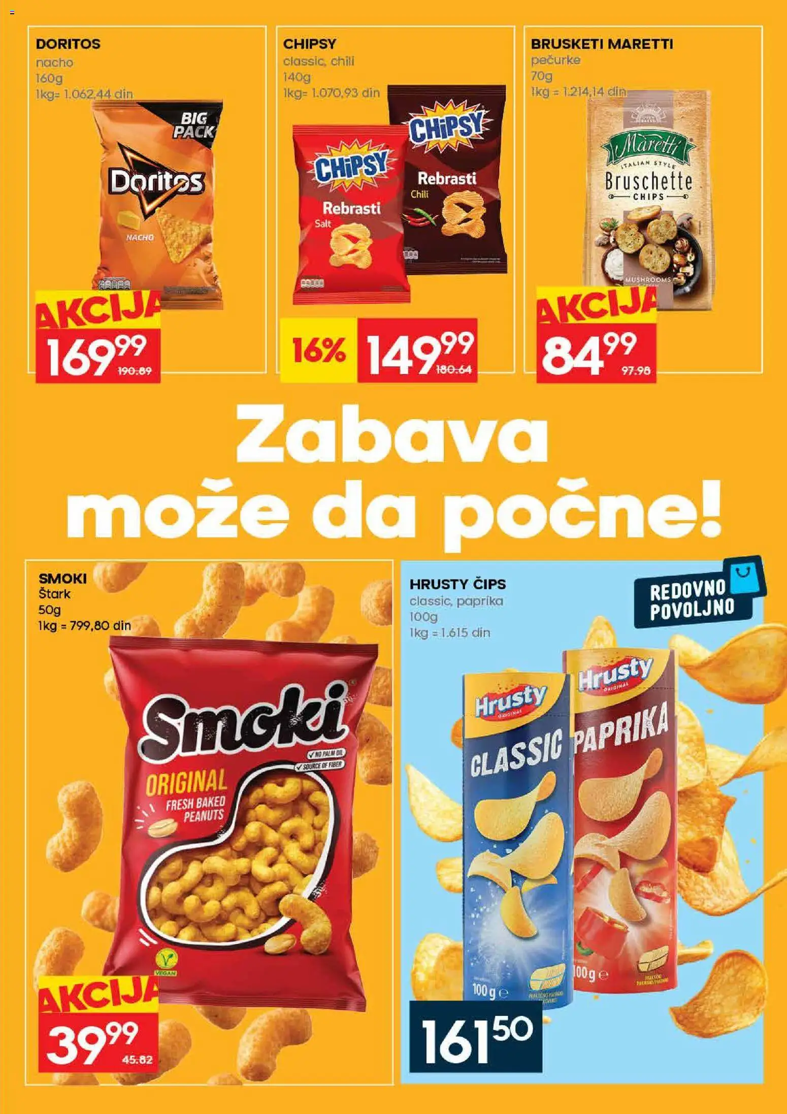 Idea katalog - važi od 09.04.2026 | Strana: 21 | Proizvode: Čips, Smoki, Paprika, Doritos