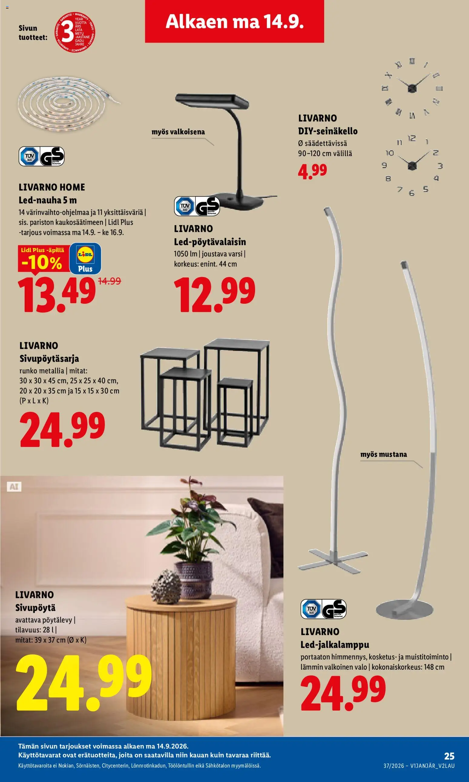 Lidl tarjoukset - Rovaniemi – voimassa 14/09/2026 alkaen | Sivu: 8