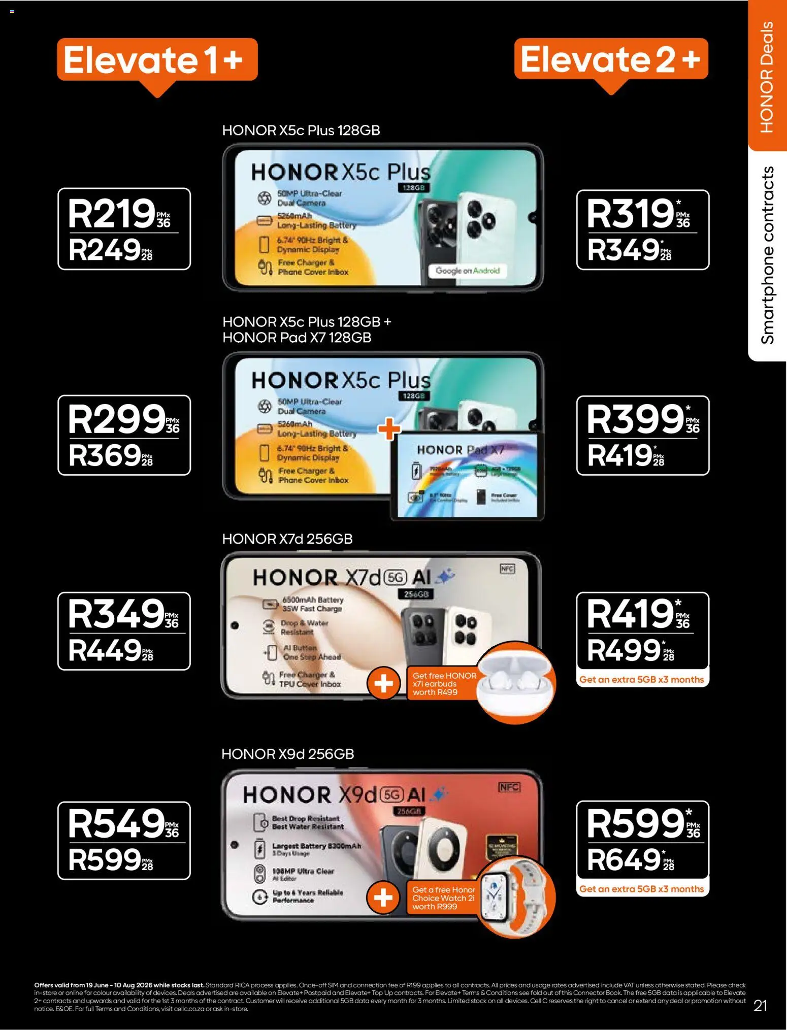 New Cell C catalogue – valid from 19.06.2026 | Page: 23