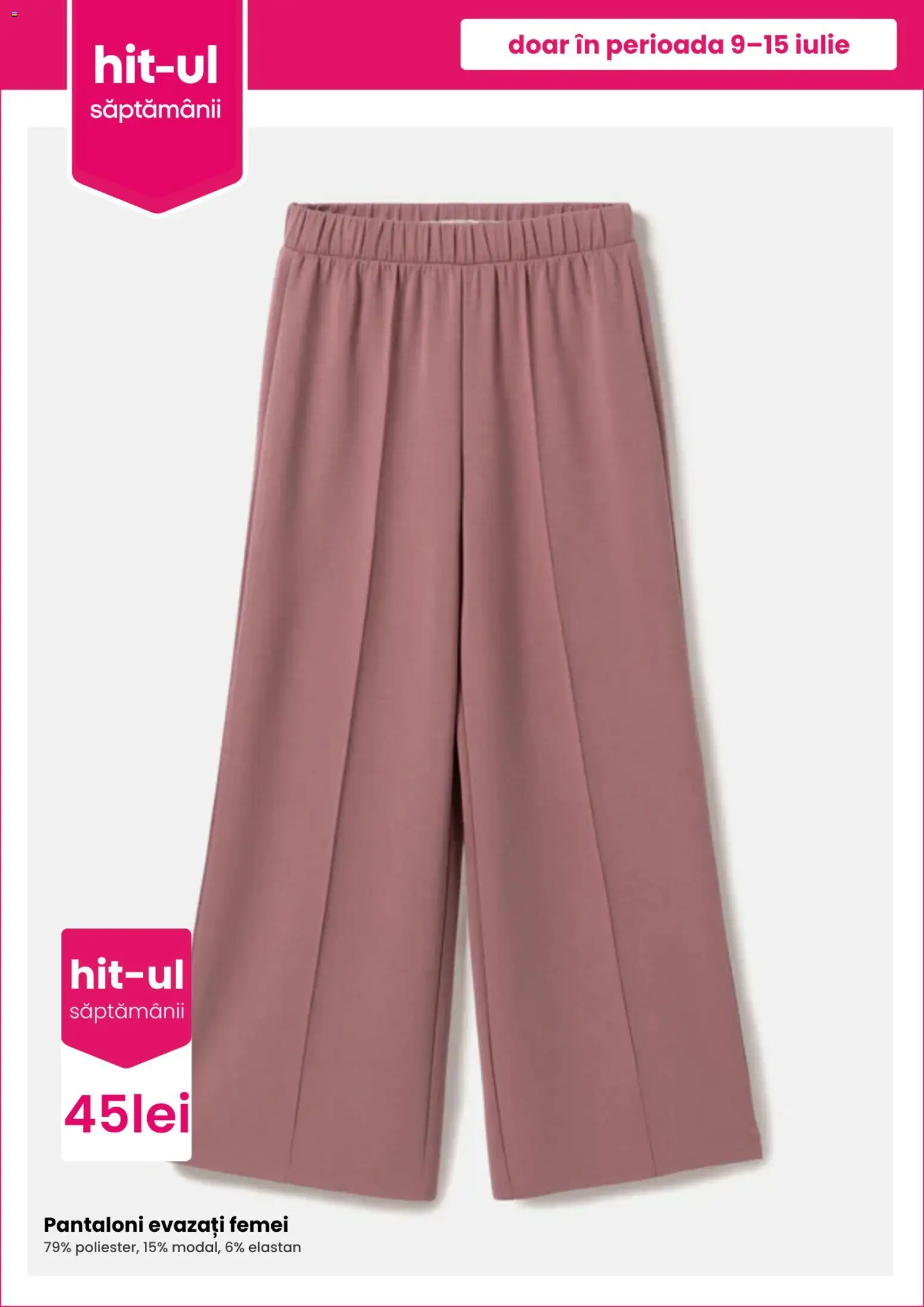 Noul catalog Pepco – valabil de la 09.07.2026 | Pagină: 3 | Produse: Pantaloni