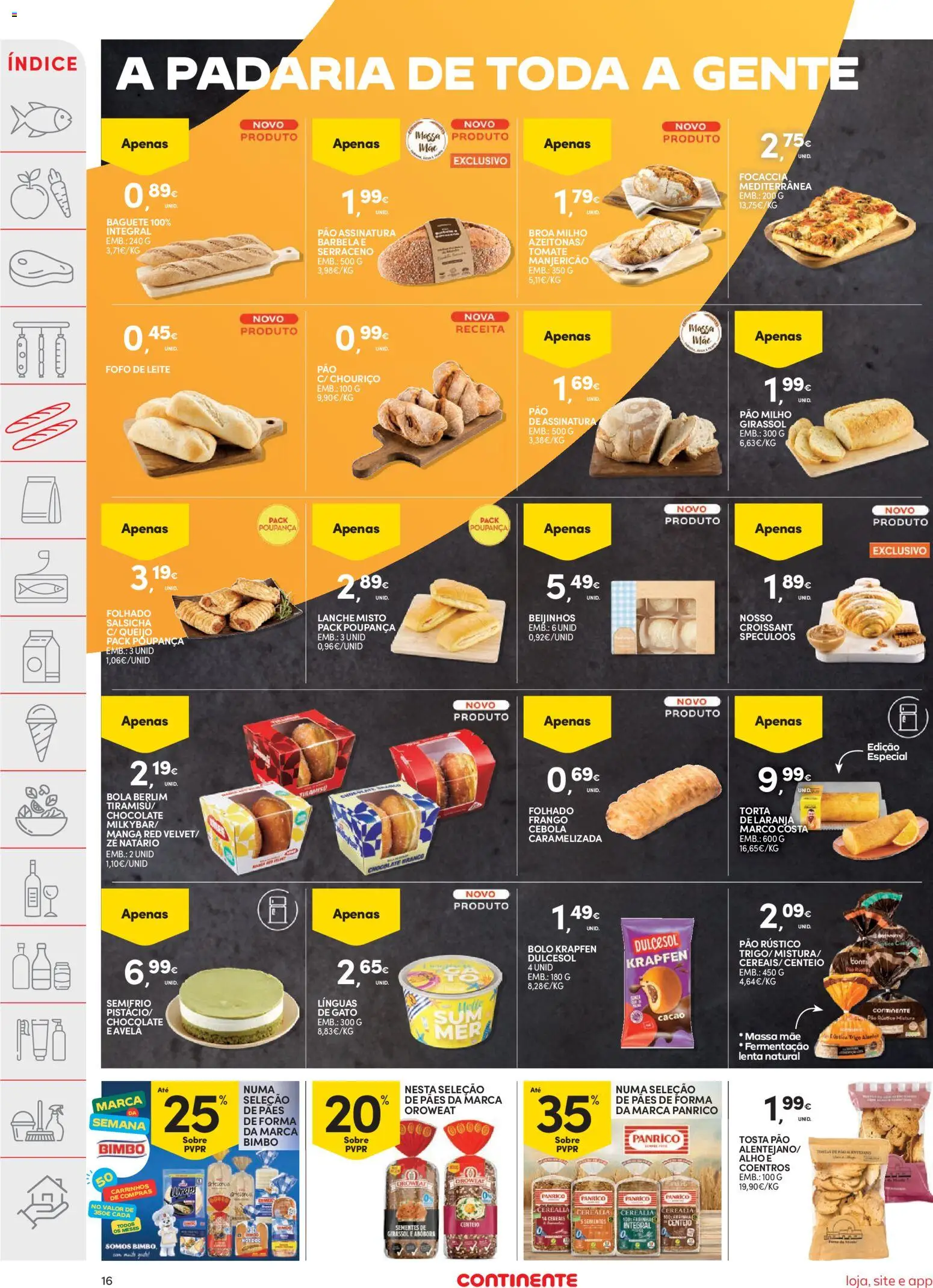 Continente folheto │ válido de 23/06/2026 | Página: 18 | Produtos: Frango, Salsicha, Queijo, Chouriço