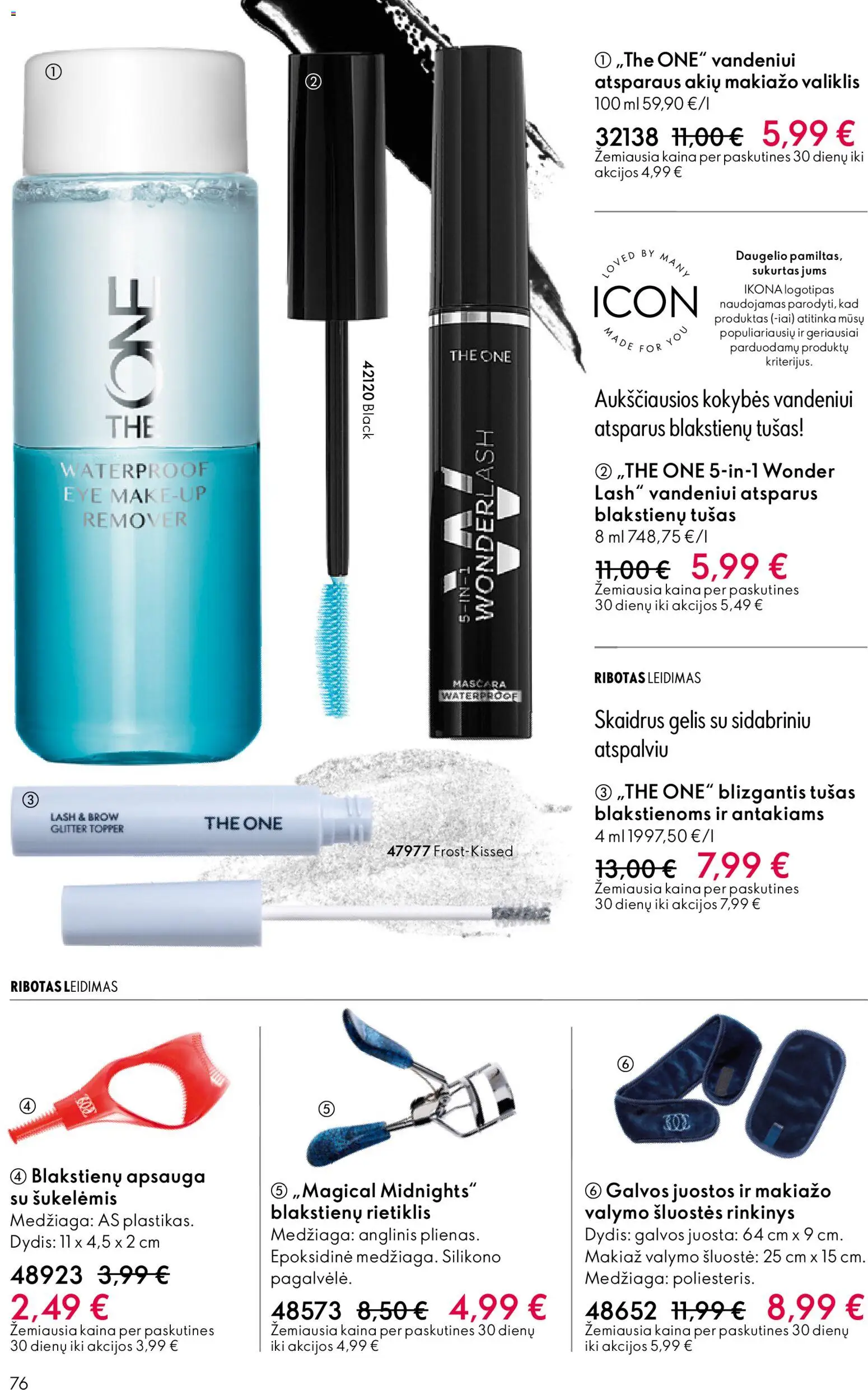 Oriflame akcijos nuo 13.05.2026 | Puslapis: 76 | Prekių: Tušas, Valymo šluostės
