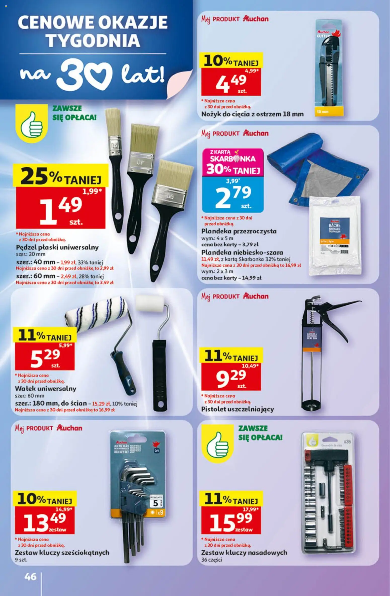 Auchan gazetka - 30 Lat Hipermarket od 14.05.2026 | Strona: 46