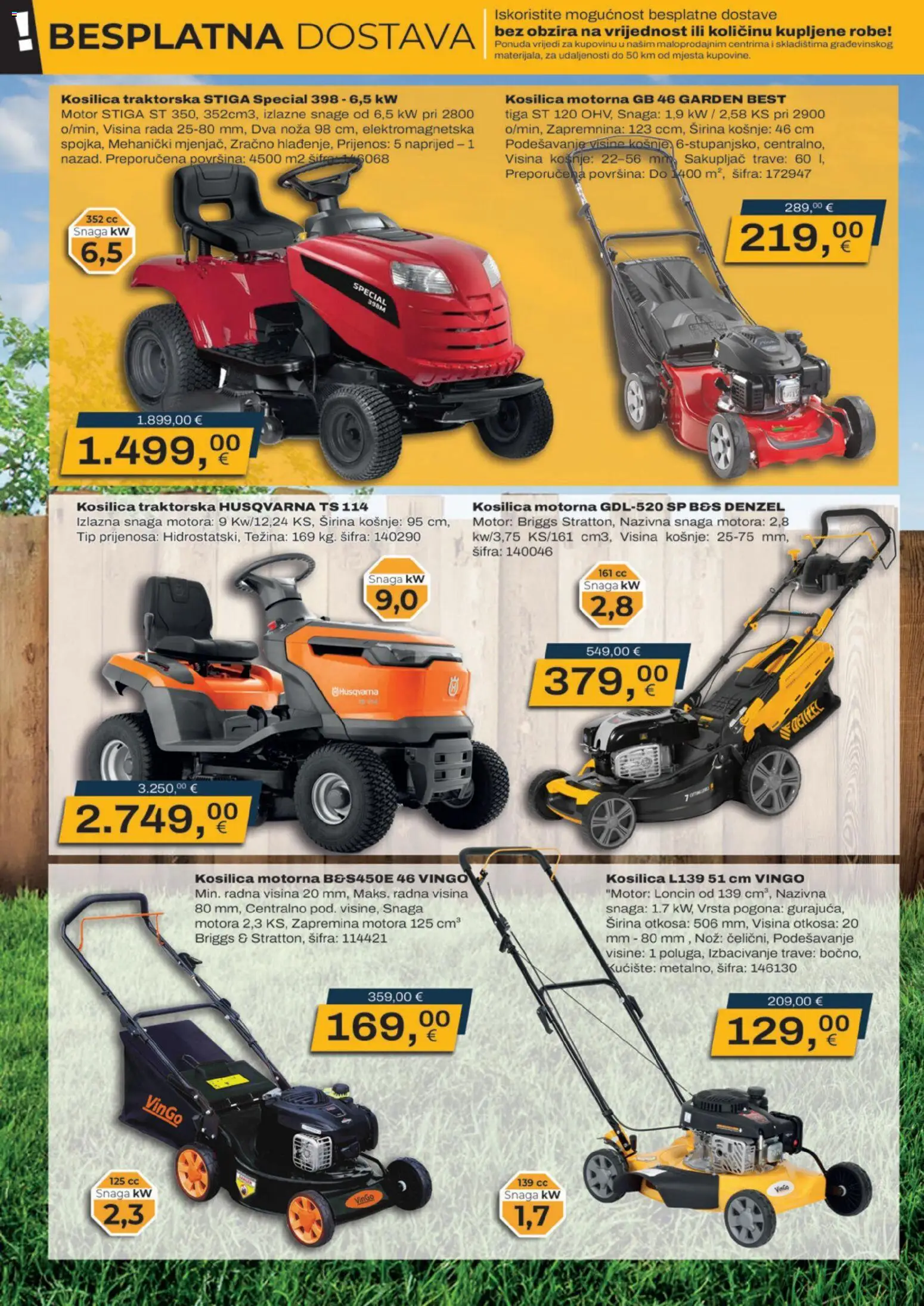 Vinkoprom katalog | vrijedi od 06.08.2026 | Stranica: 10 | Proizvodi: Kosilica, Nož