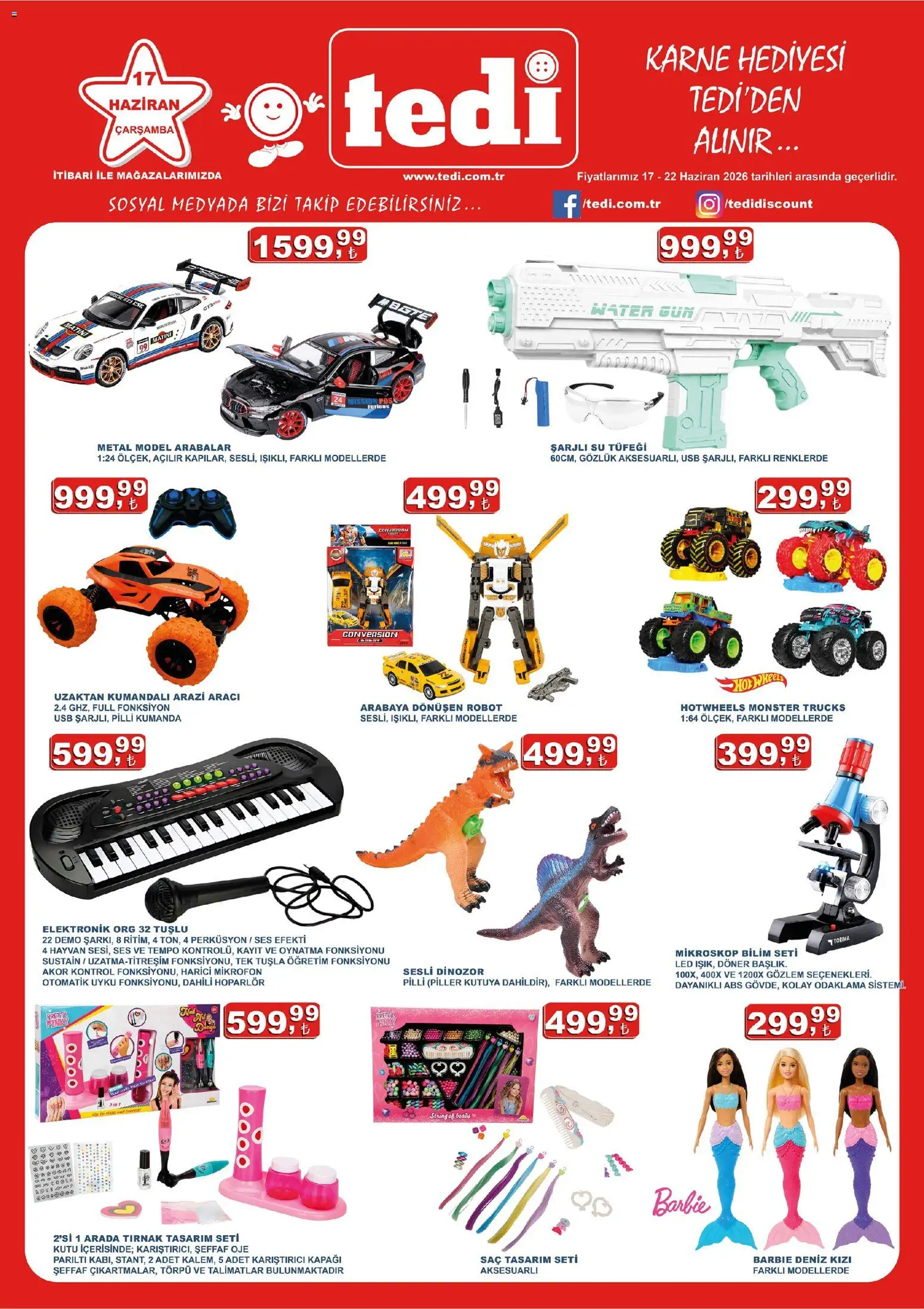 Tedi  Katalog - 17.06.2026 tarihinden itibaren geçerlidir | Sayfa: 1
