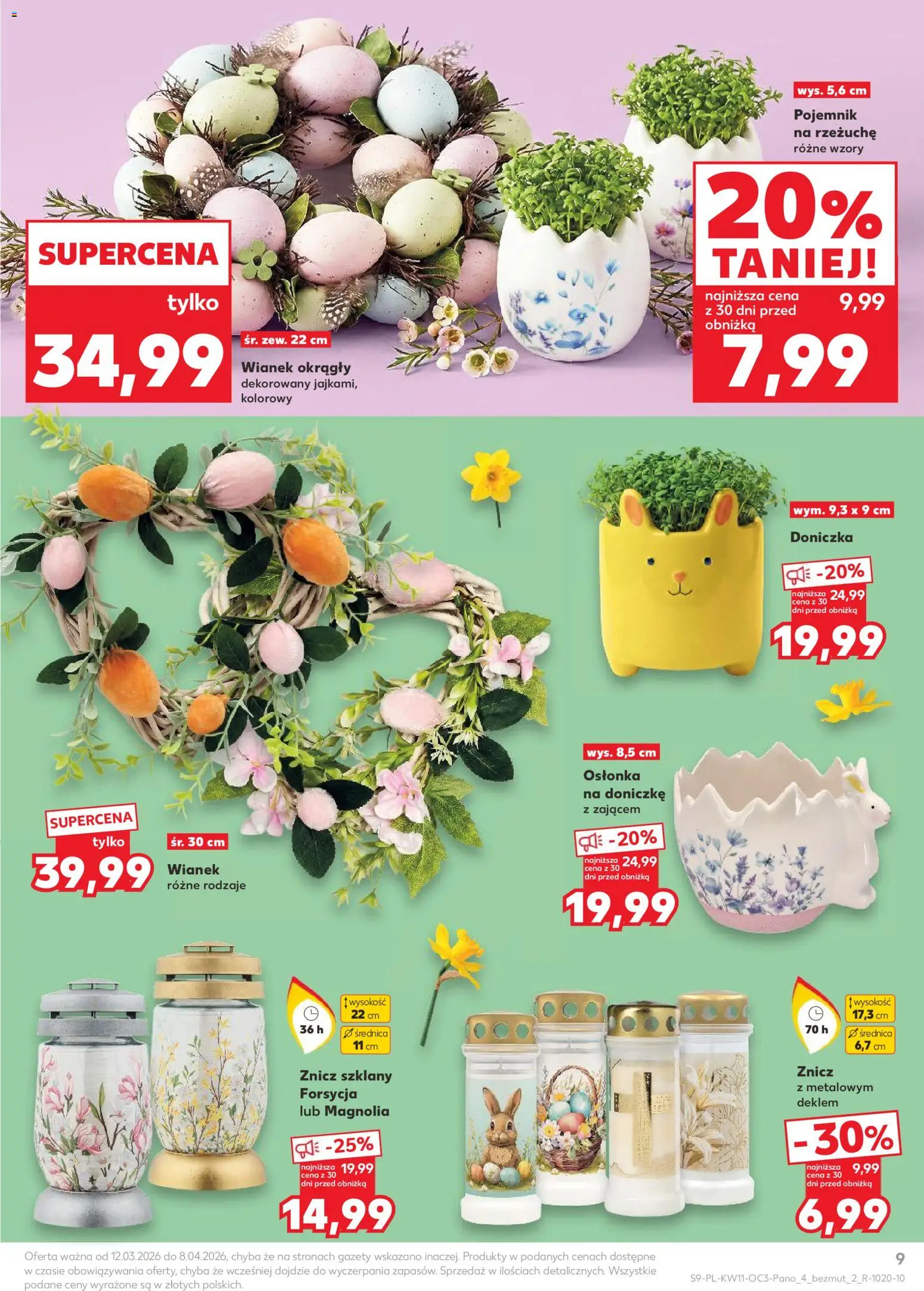 Kaufland Polsko leták - Dom gotowy na Wielkanoc od 12.03.2026 | Strana: 9