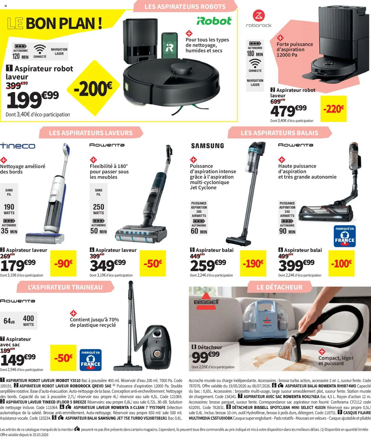 {H1} | Page: 48 | Produits: Aspirateur, Navigation, Balai, Aspirateur balai