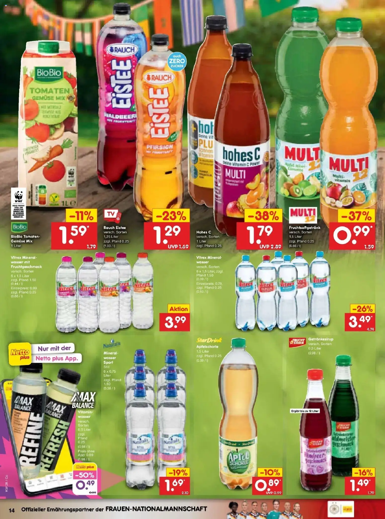 Netto Marken-Discount - Netto: Wochenangebote – gültig ab 05.07.2026 | Seite: 20 | Produkte: Gemüse, Zucker, Pfirsich, Hohes c