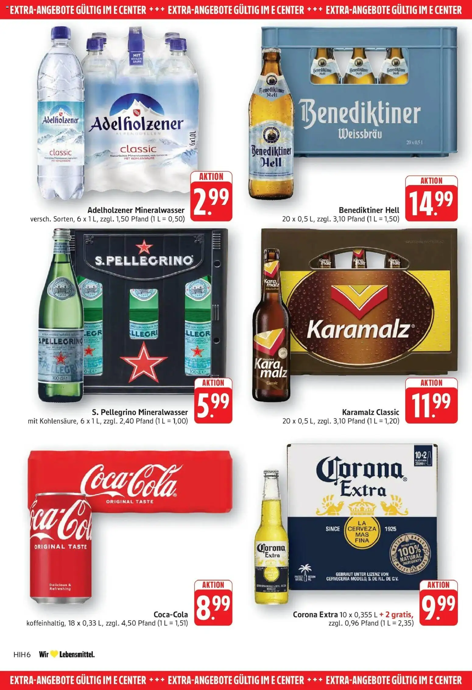 Edeka Prospekt Göppingen (ab 12.10.2026) » Angebote Online | Seite: 30 | Produkte: Adelholzener, Mineralwasser, Benediktiner hell