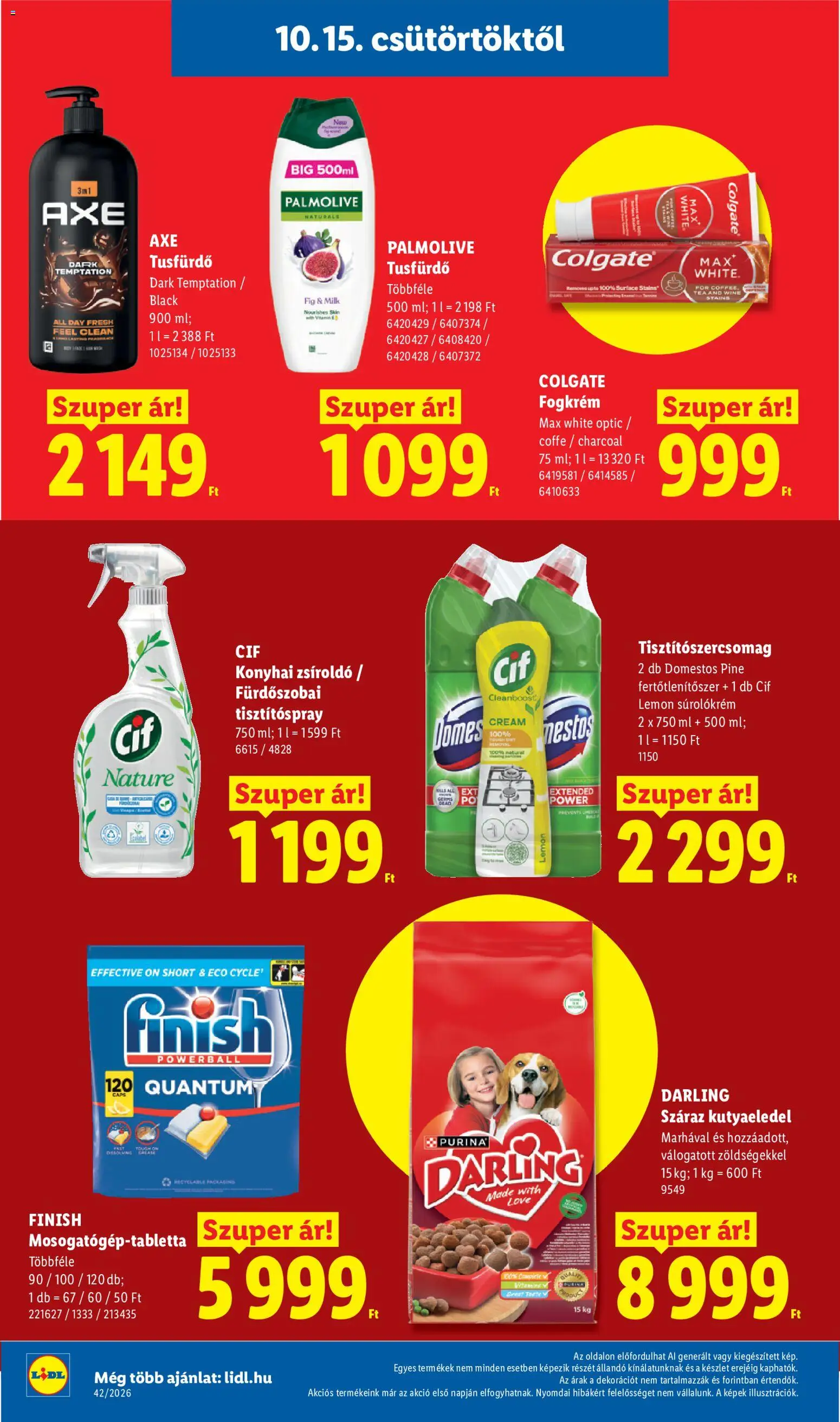 Lidl akciós ujság - amely érvényes a következő dátumtól: 2026.10.15. | Oldal: 20